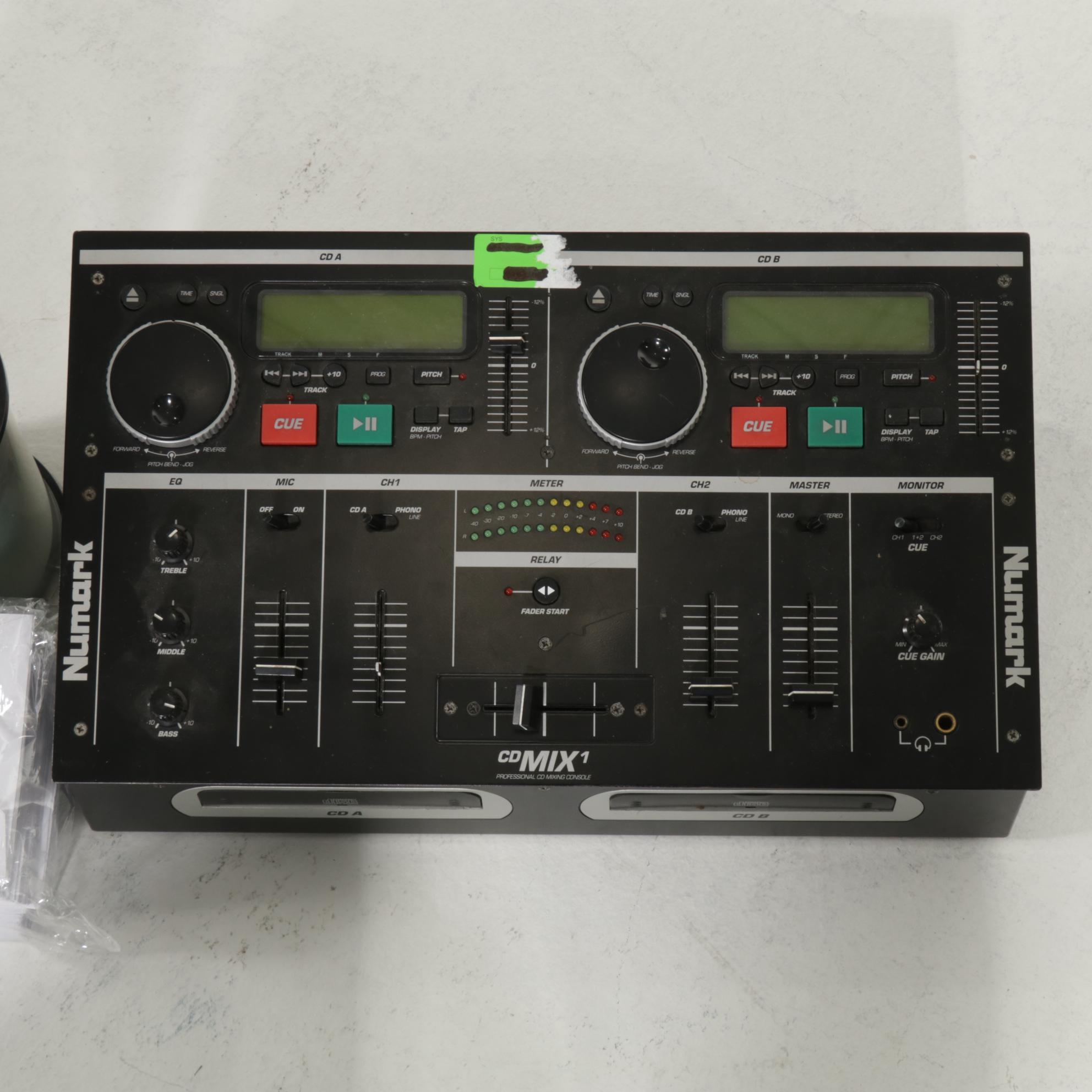 Numark CDMIX1 CD Mixing Console with CopyPal II CD/DVD Duplicator