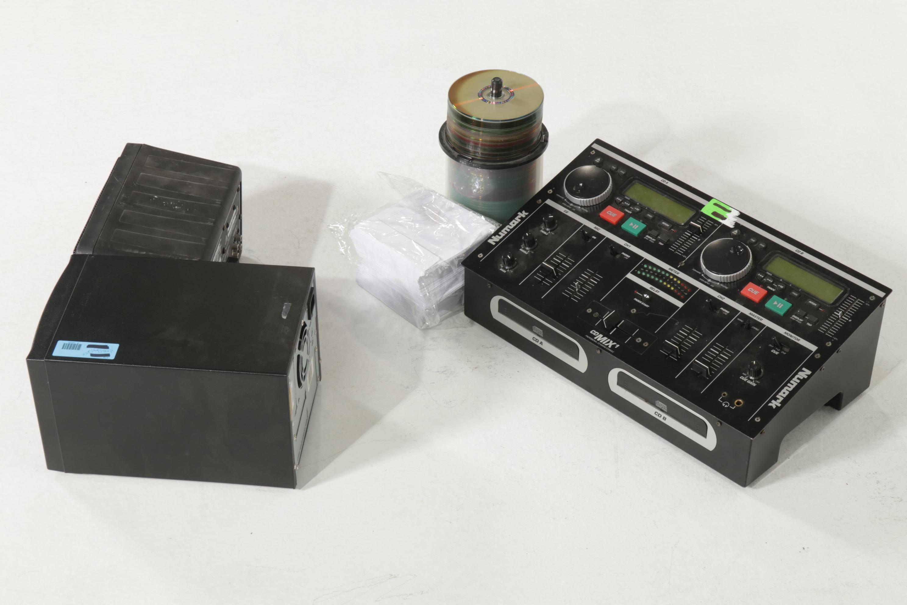 Numark CDMIX1 CD Mixing Console with CopyPal II CD/DVD Duplicator