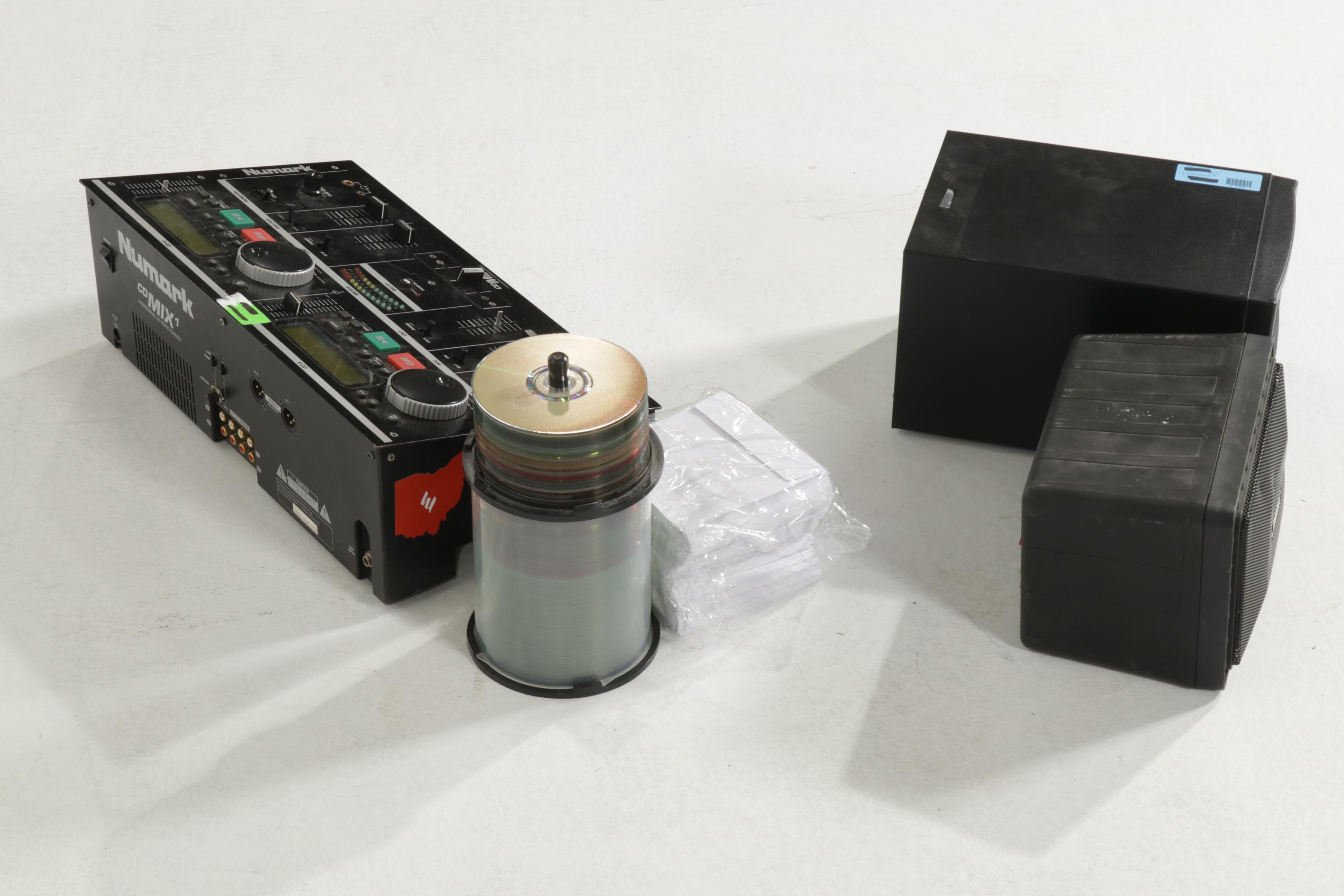 Numark CDMIX1 CD Mixing Console with CopyPal II CD/DVD Duplicator