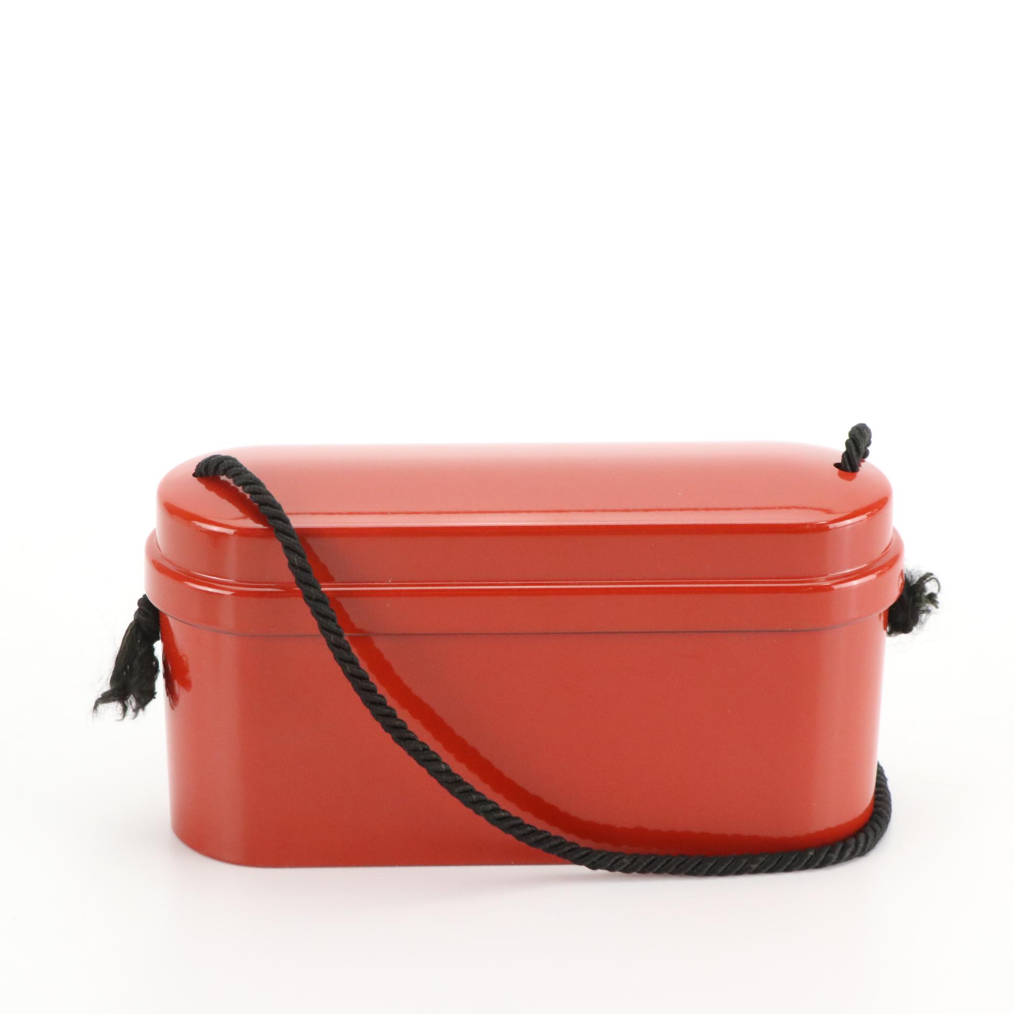 Genie Japanese Lacquerware, Other Thai Silk, and Half Moon Metal Evening Bags