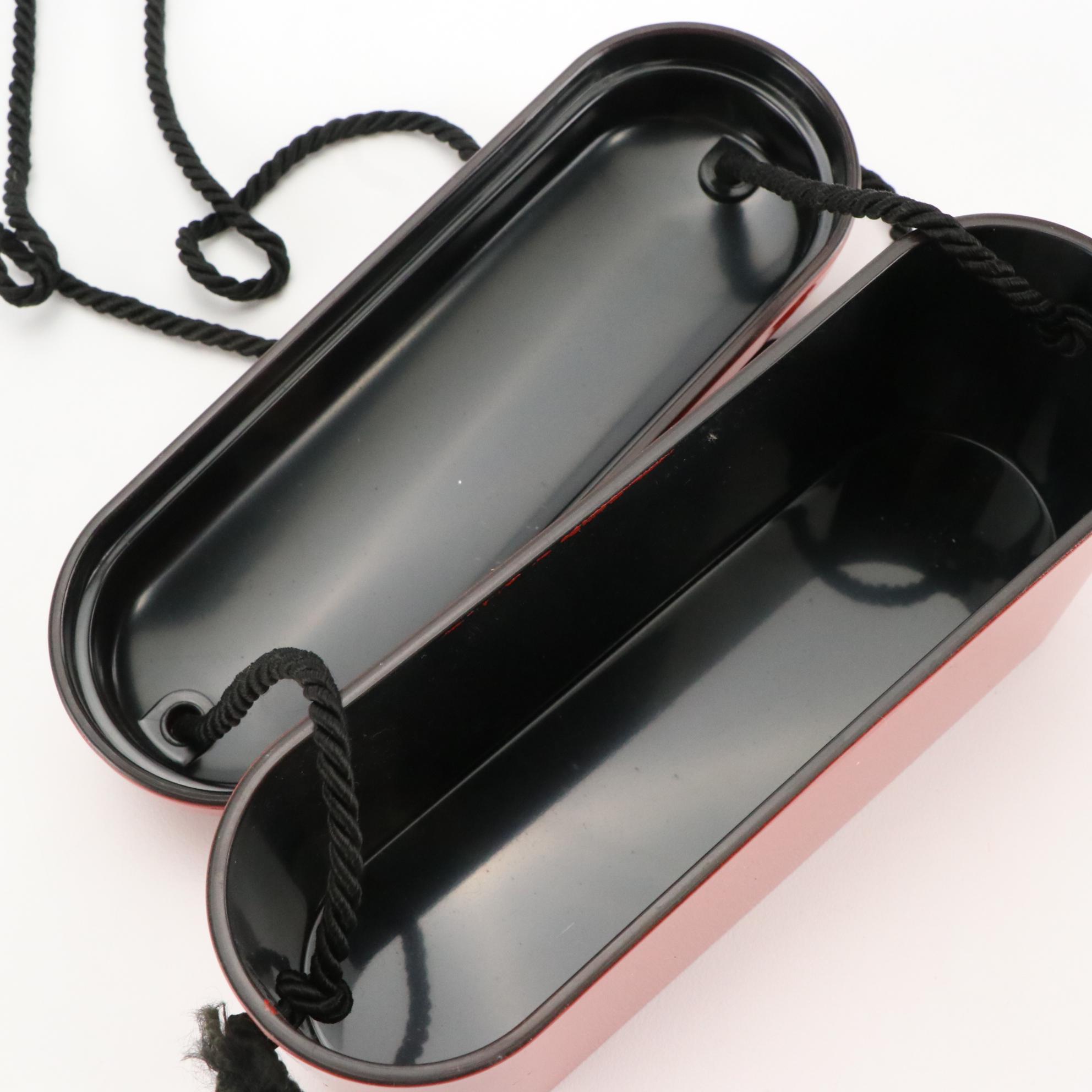 Genie Japanese Lacquerware, Other Thai Silk, and Half Moon Metal Evening Bags