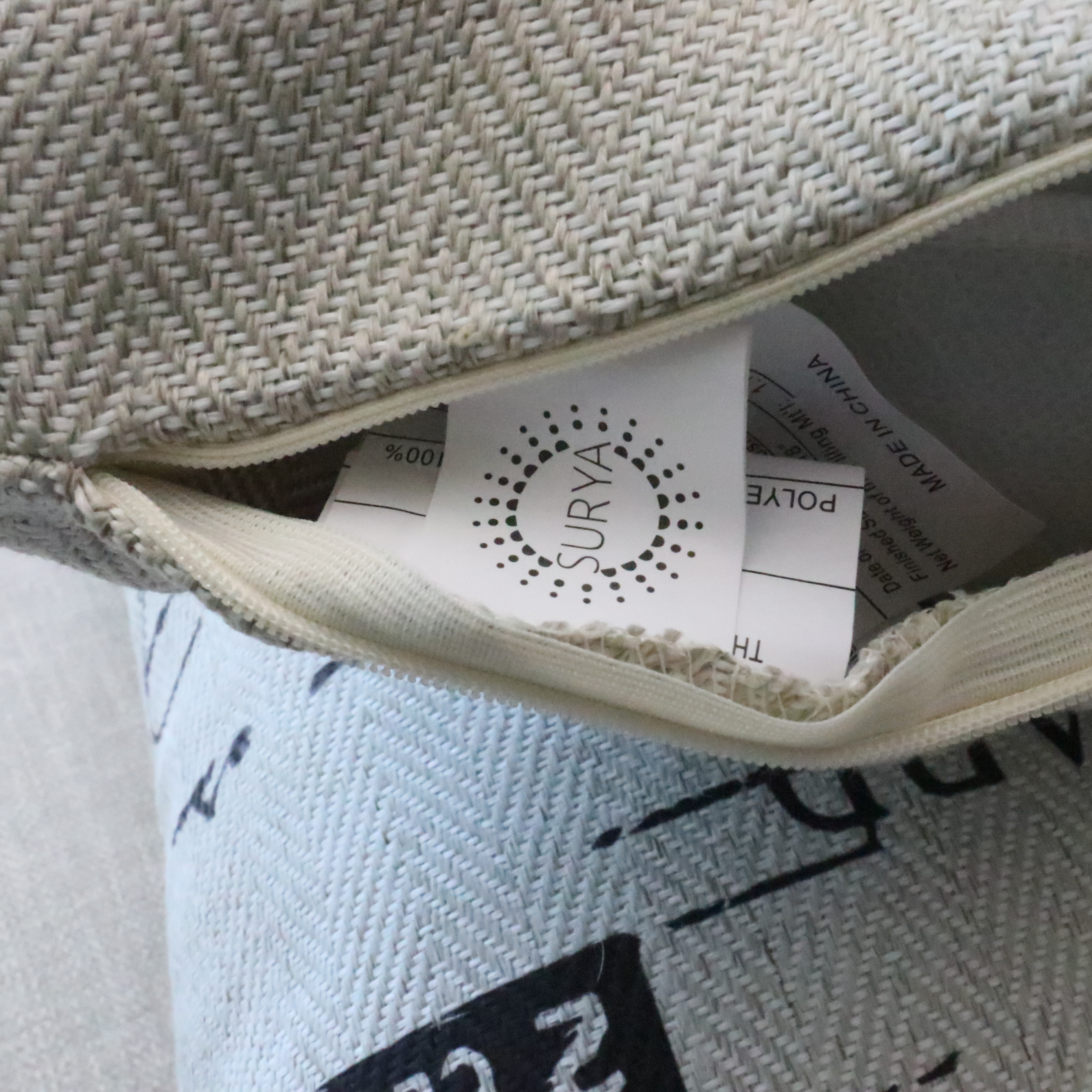 Rowe Furniture "Dorset" Three-Piece Sectional Sofa with Accent Pillows