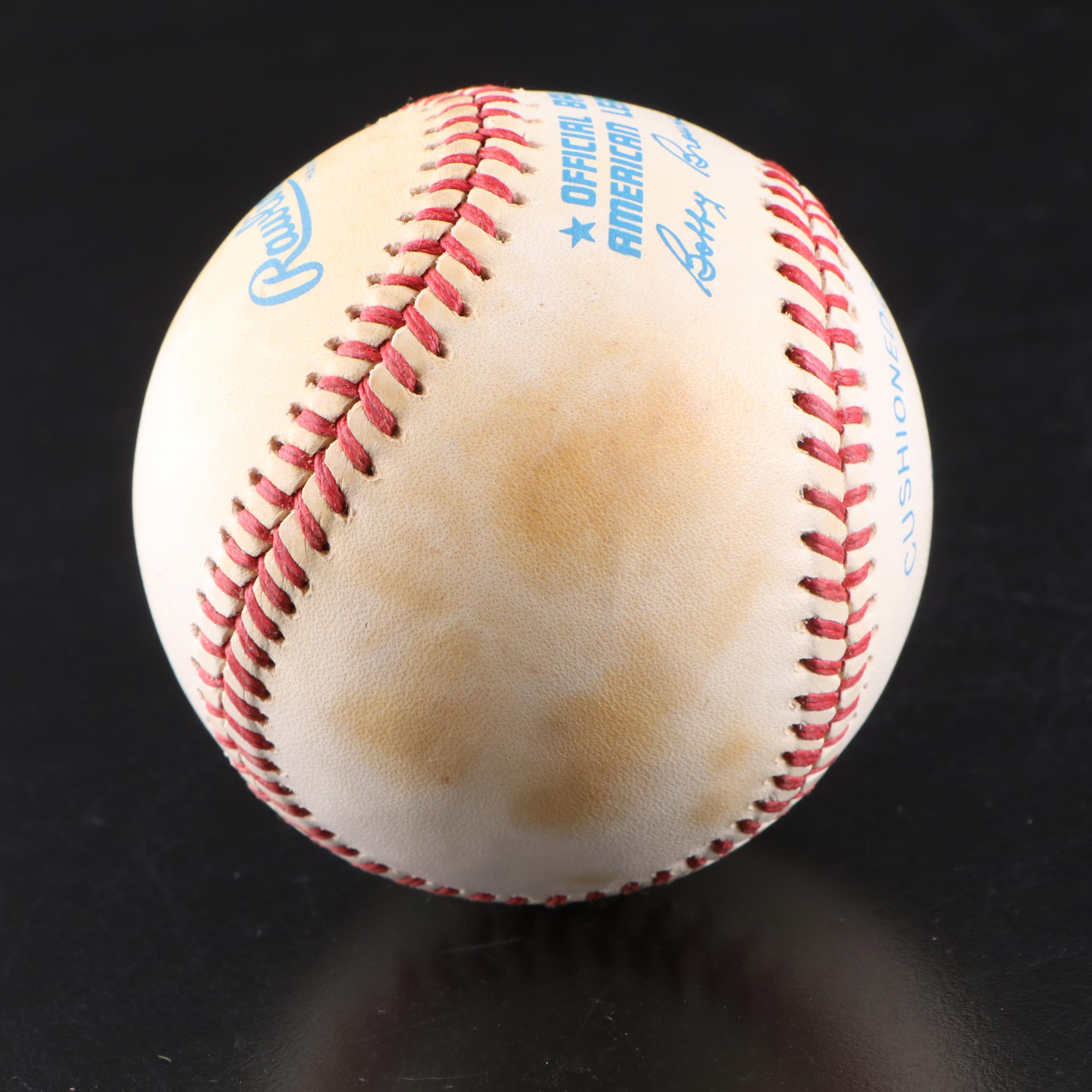 Ted Williams Signed Rawlings Official American League Baseball with Cards