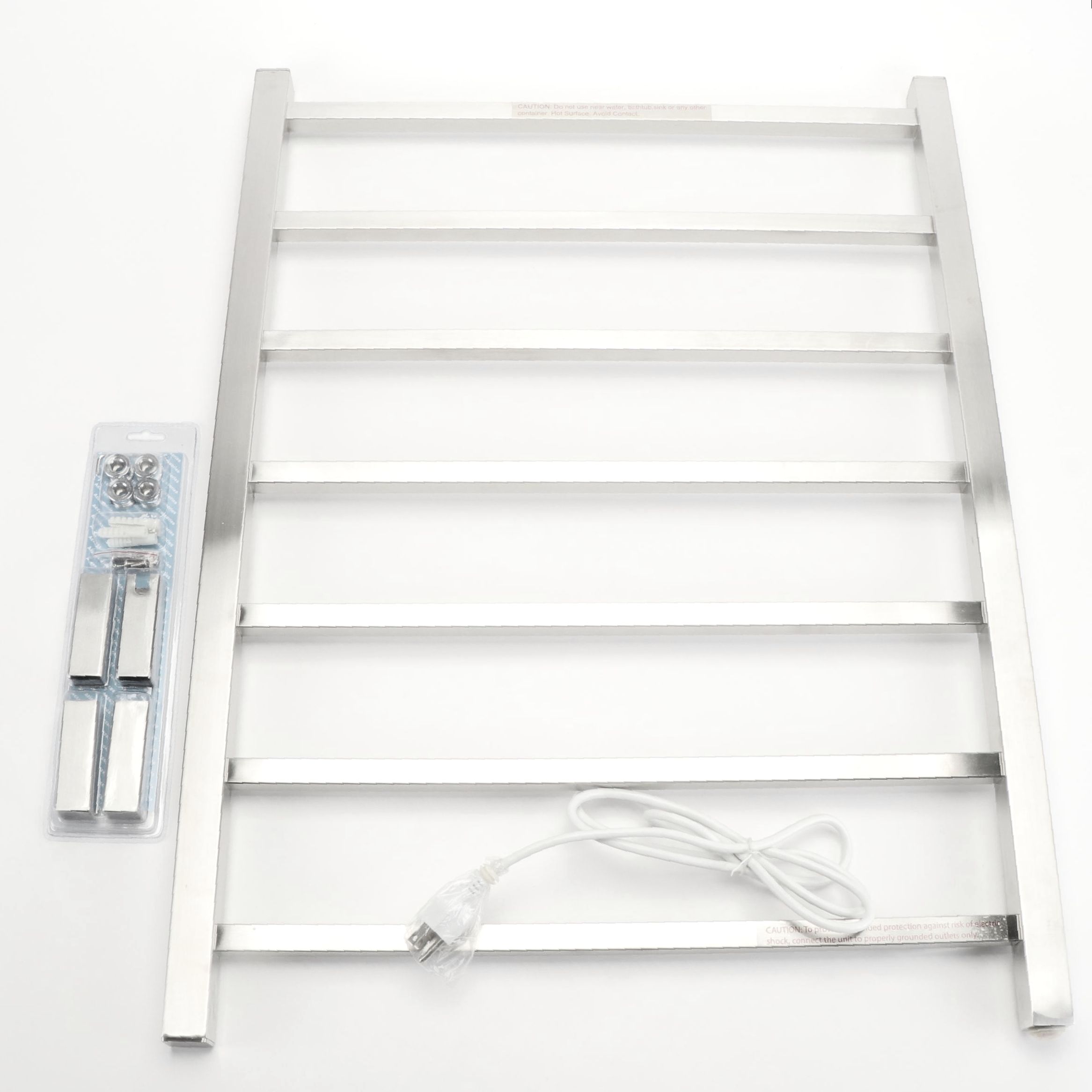Wall Mount Towel Warmer in Stainless Steel Finish