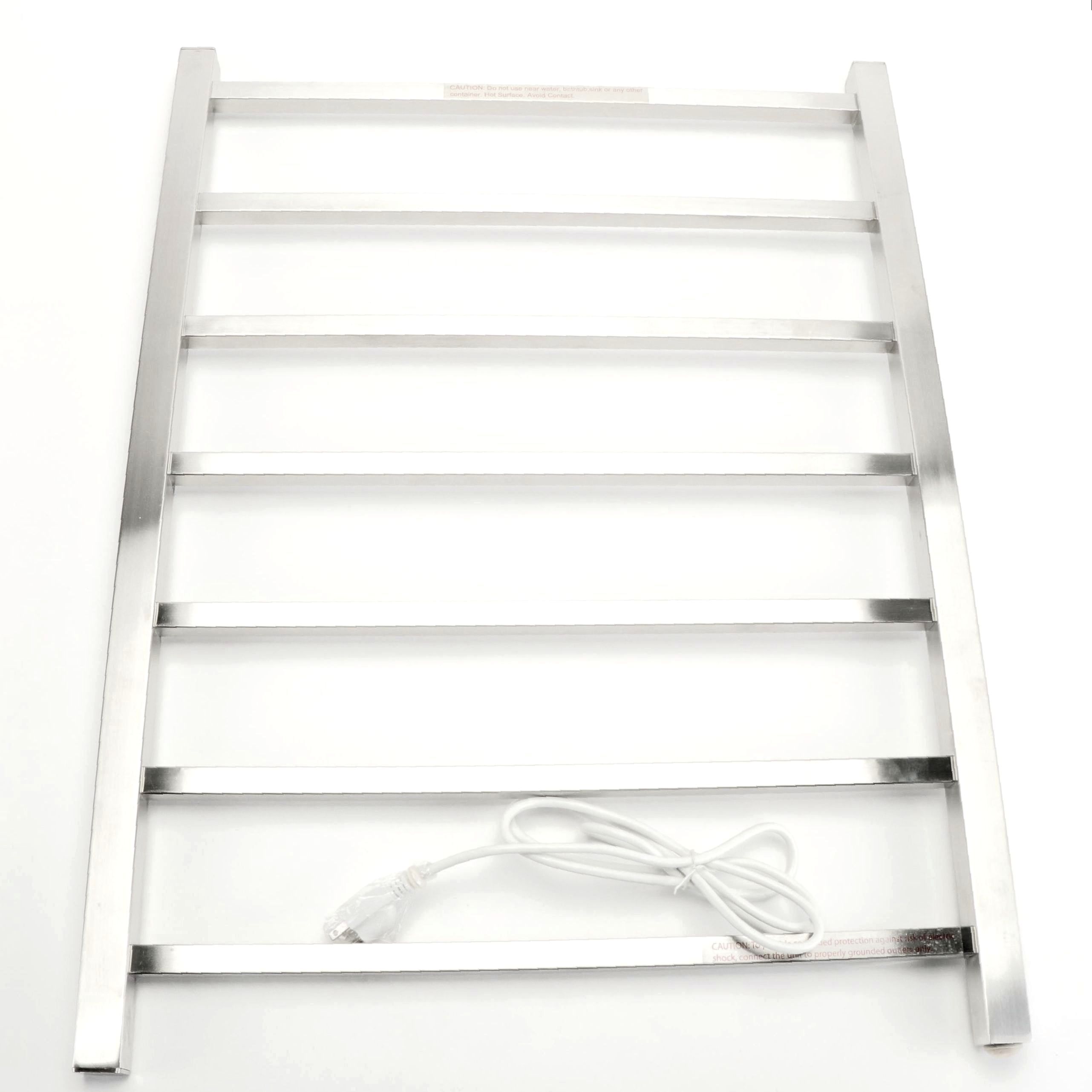 Wall Mount Towel Warmer in Stainless Steel Finish