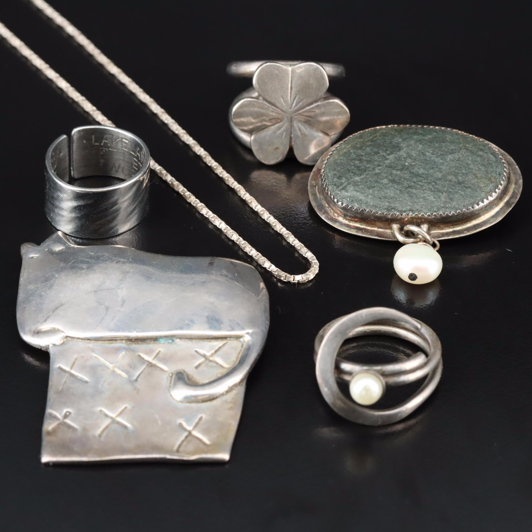 Sterling and Pearl Featured in Jewelry Collection