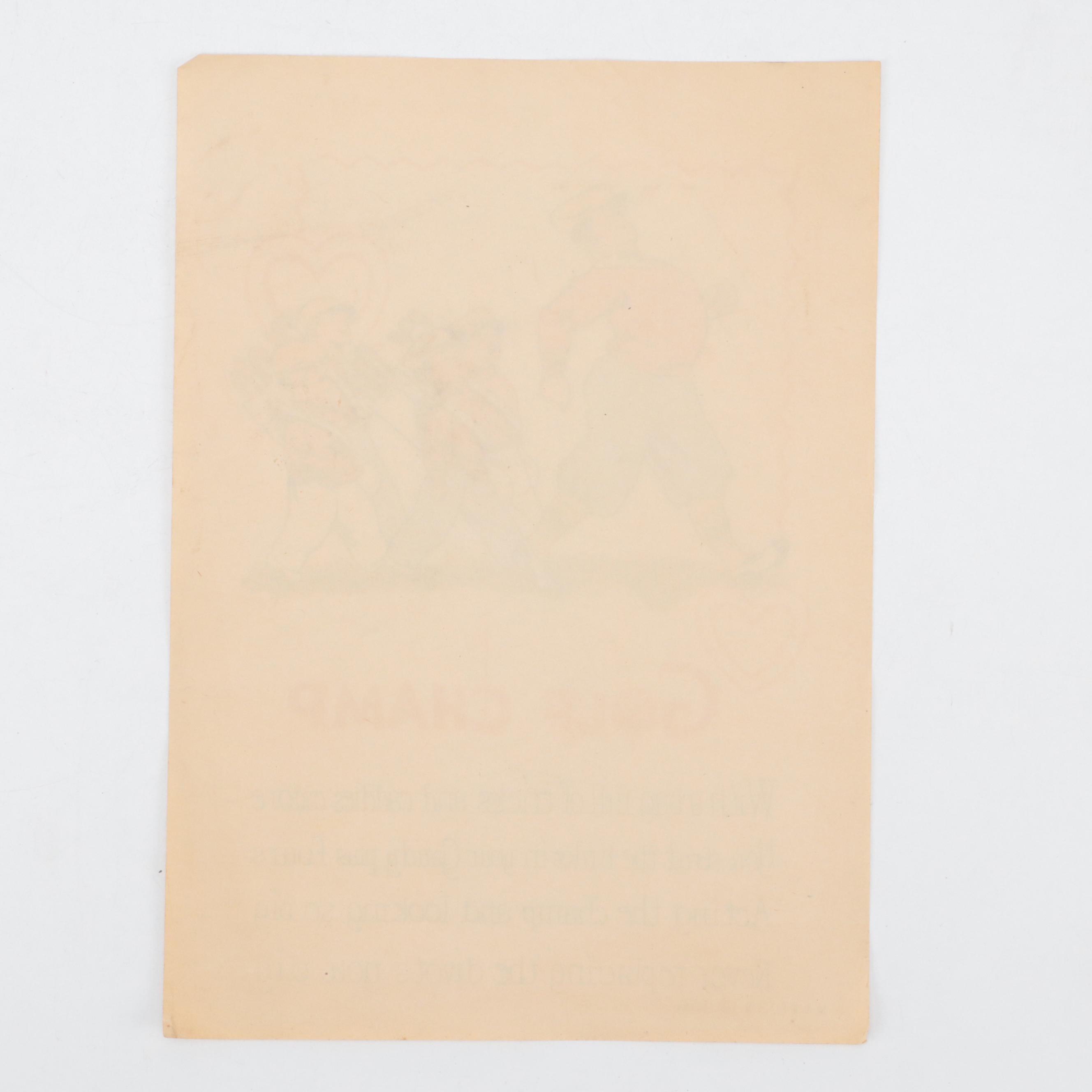 Hand-Forged Wilsonian Junior Cast Iron Putter with Golf Champ Greeting Card