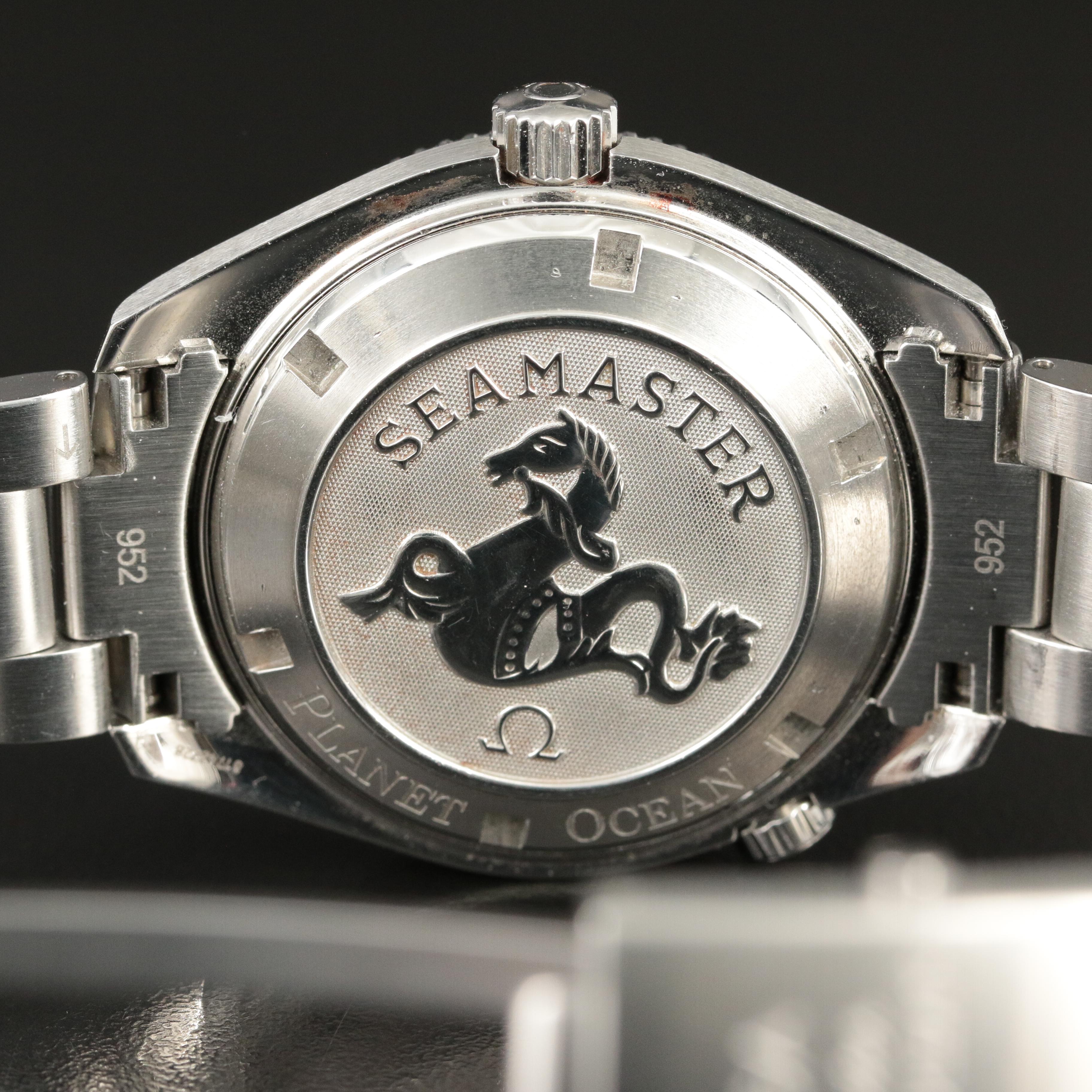 Omega Planet Ocean 42MM Steel Orange Black Automatic Watch