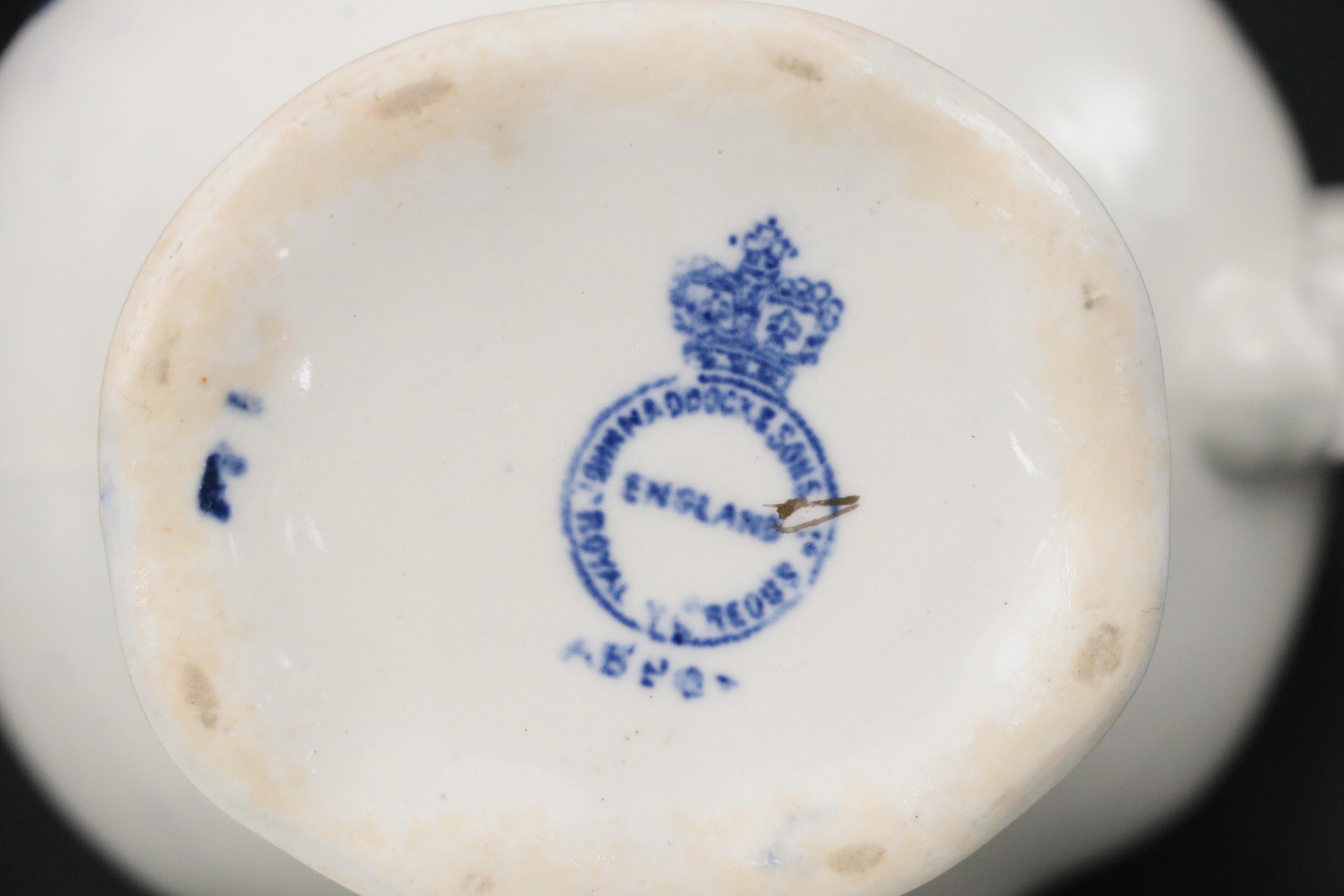 John Maddock & Sons Earthenware Creamer with Other Ceramic Tableware