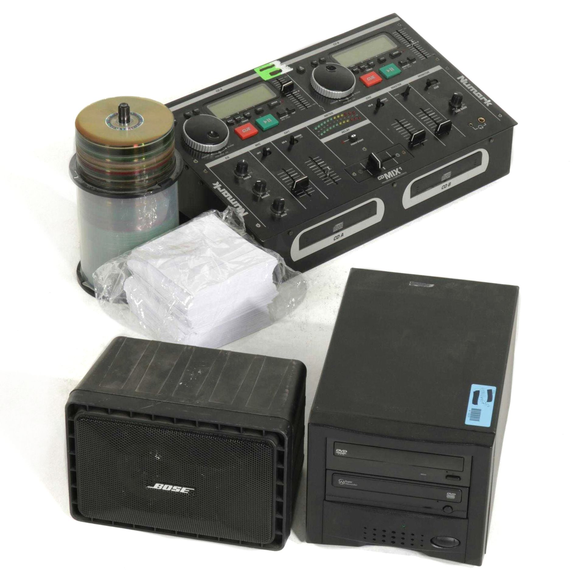 Numark CDMIX1 CD Mixing Console with CopyPal II CD/DVD Duplicator