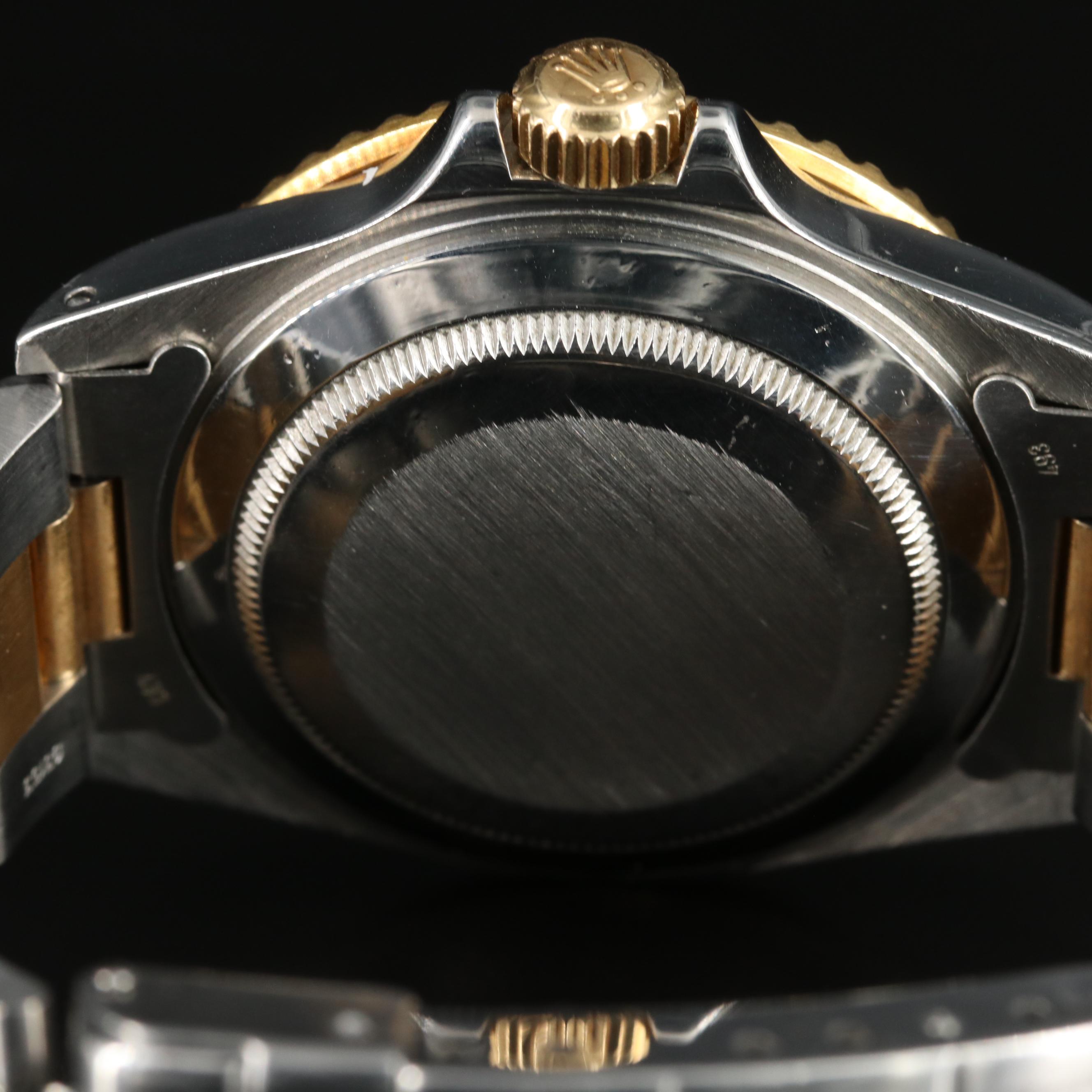 1986 Rolex Submariner Date Black Dial, Two-Tone Watch