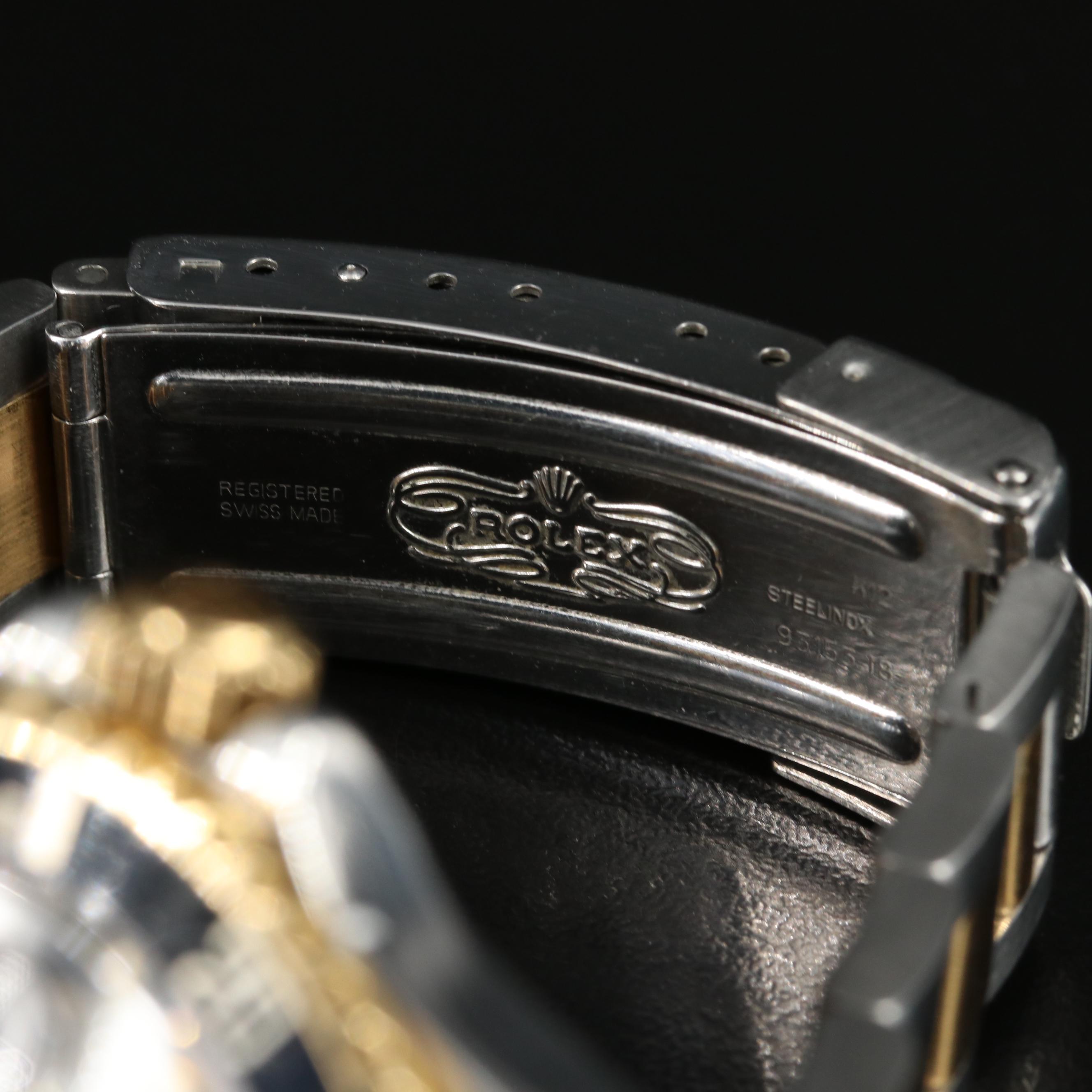 1986 Rolex Submariner Date Black Dial, Two-Tone Watch