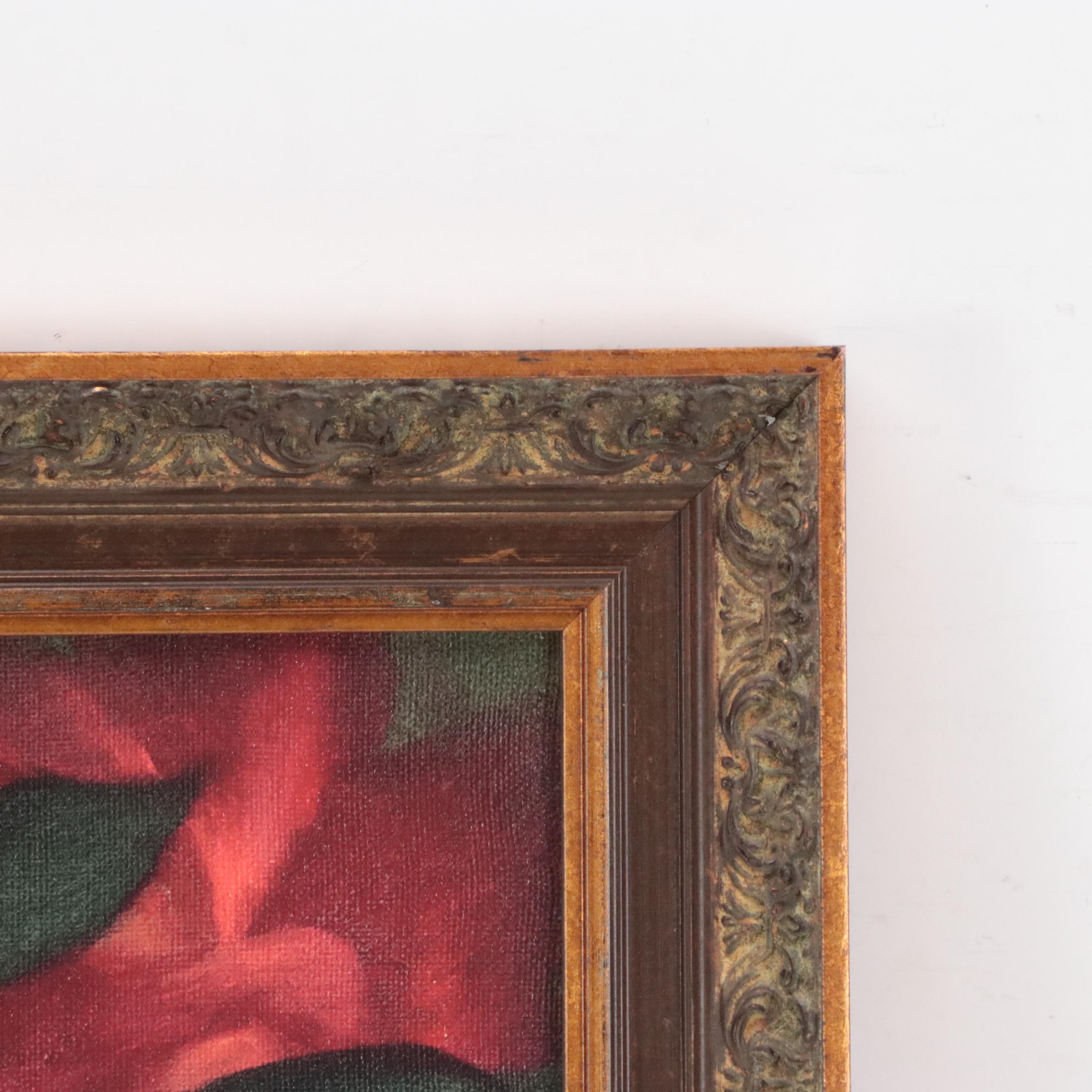 Oil Painting of Rose Blossom