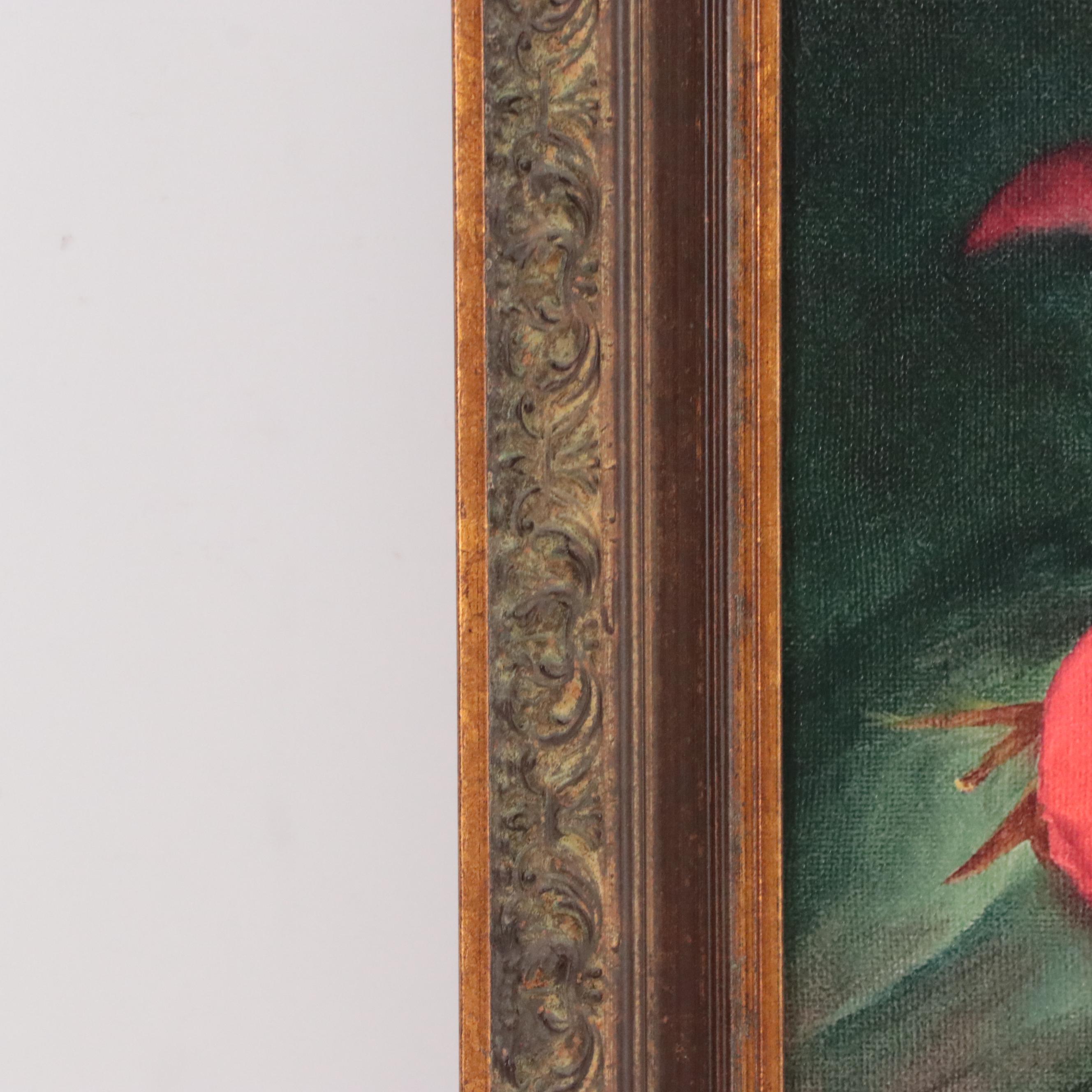 Oil Painting of Rose Blossom