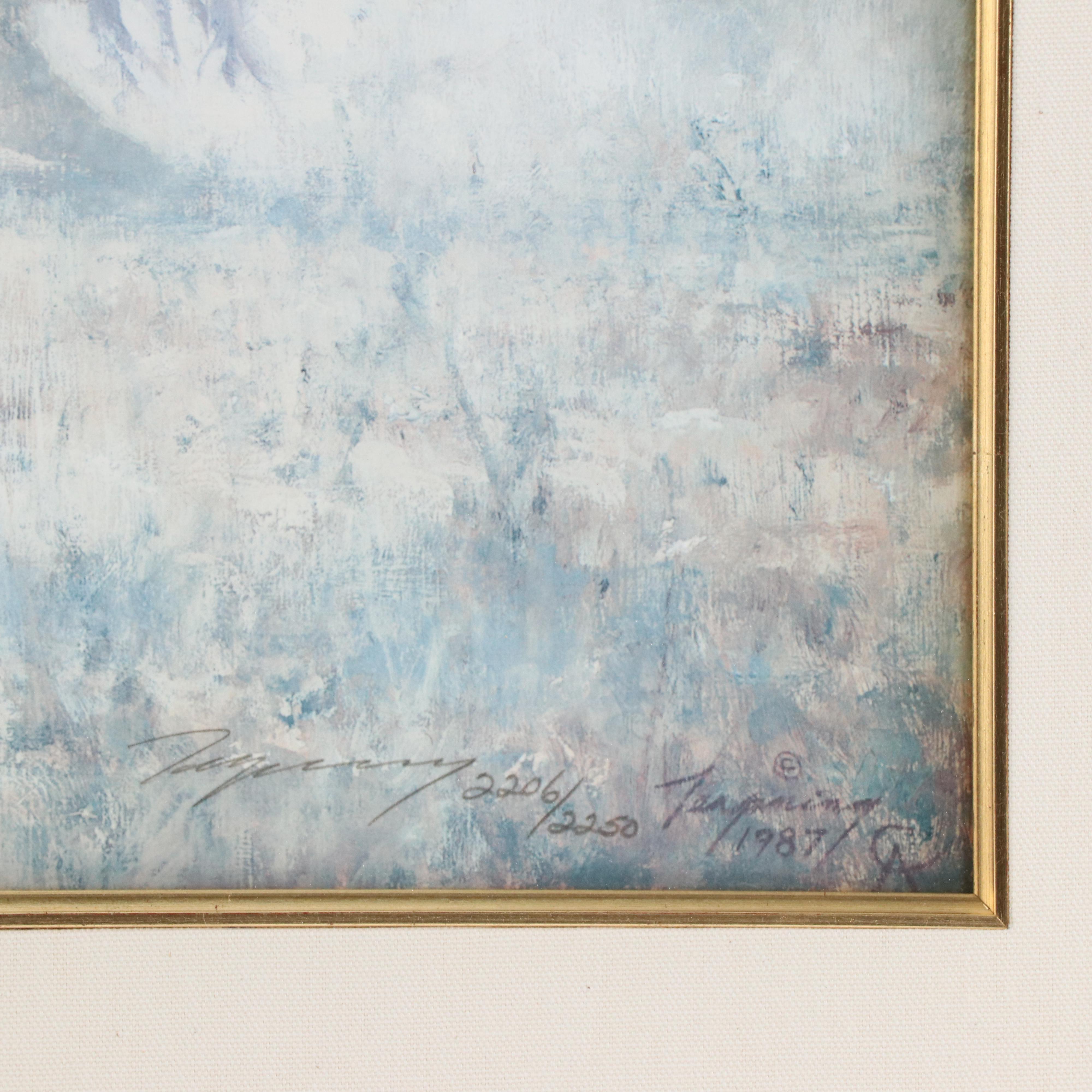 Howard Terpning Offset Lithograph "Hope Springs Eternal - The Ghost Dance"