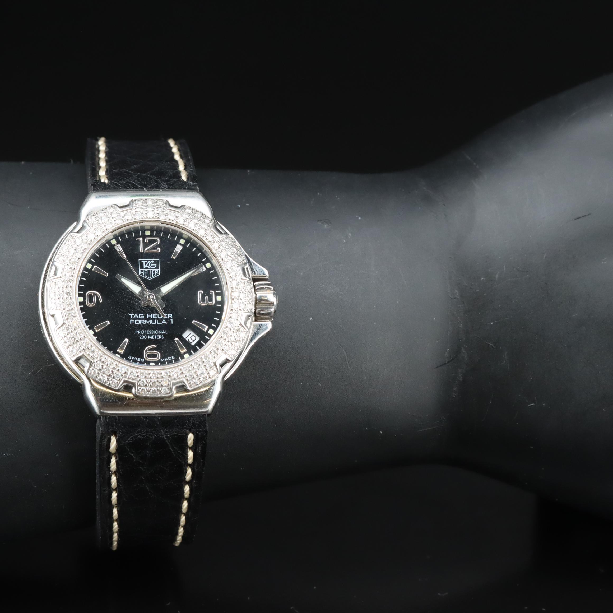 TAG Heuer "Formula 1" Diamond Bezel Watch