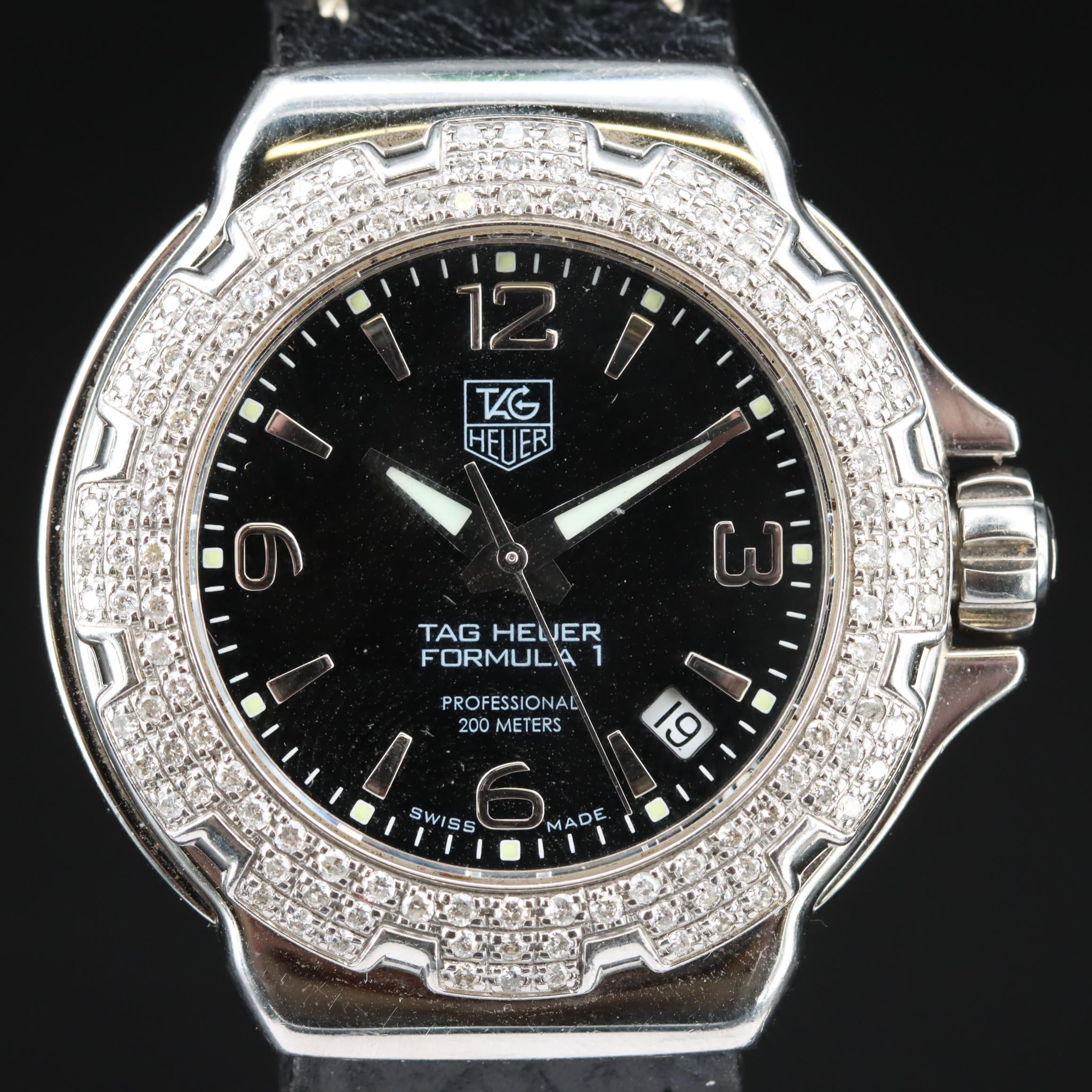TAG Heuer "Formula 1" Diamond Bezel Watch