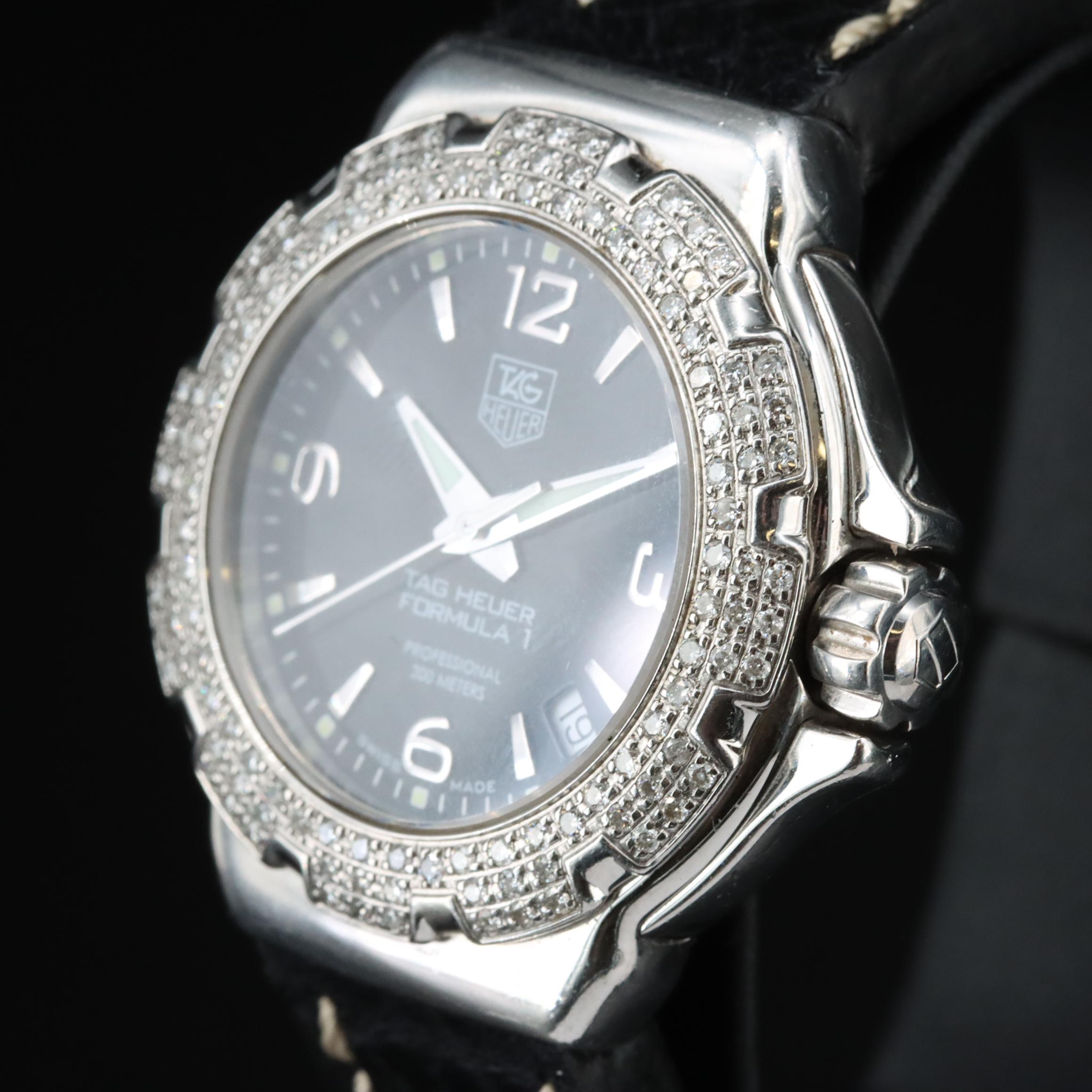 TAG Heuer "Formula 1" Diamond Bezel Watch