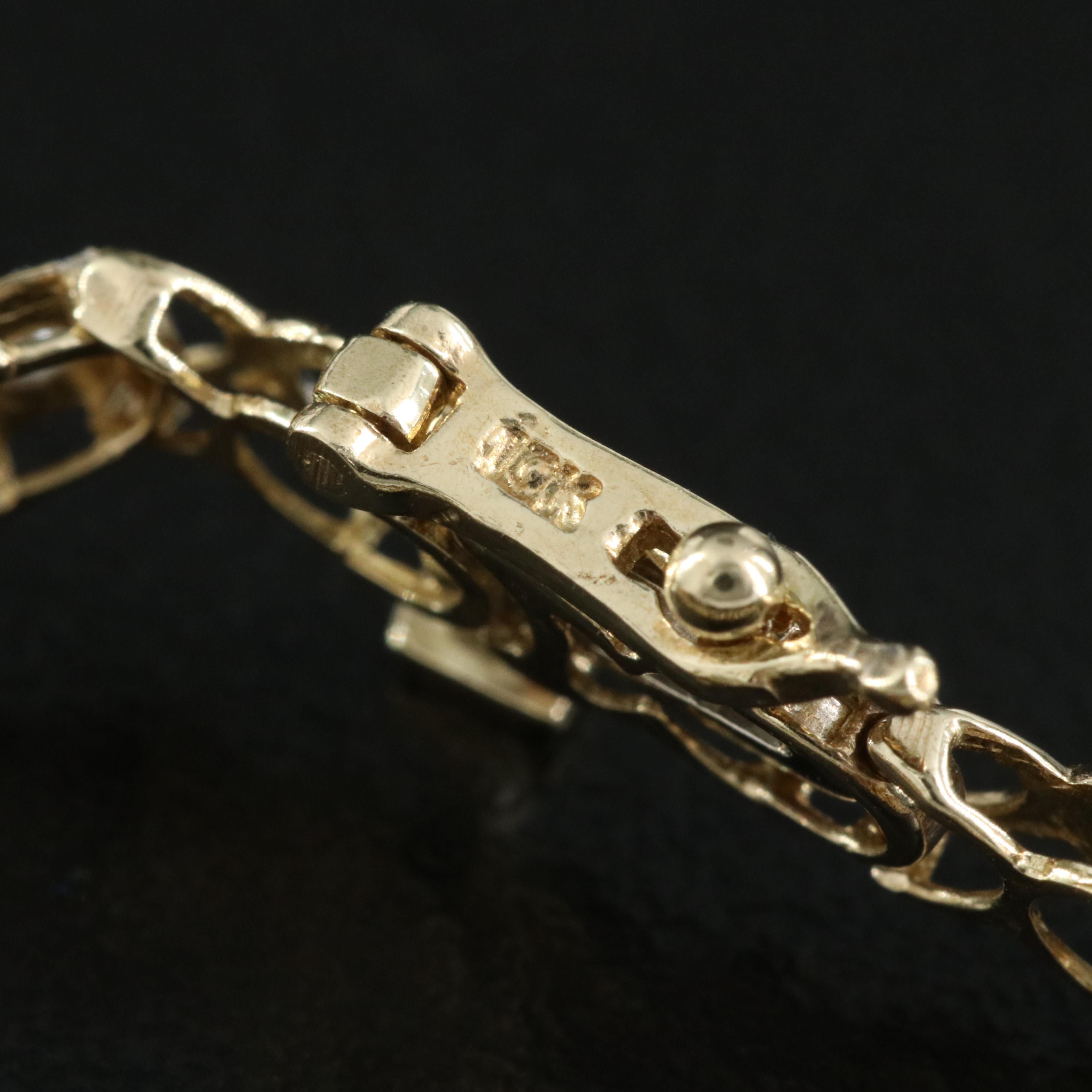 10K 0.80 CTW Diamond Tennis Bracelet