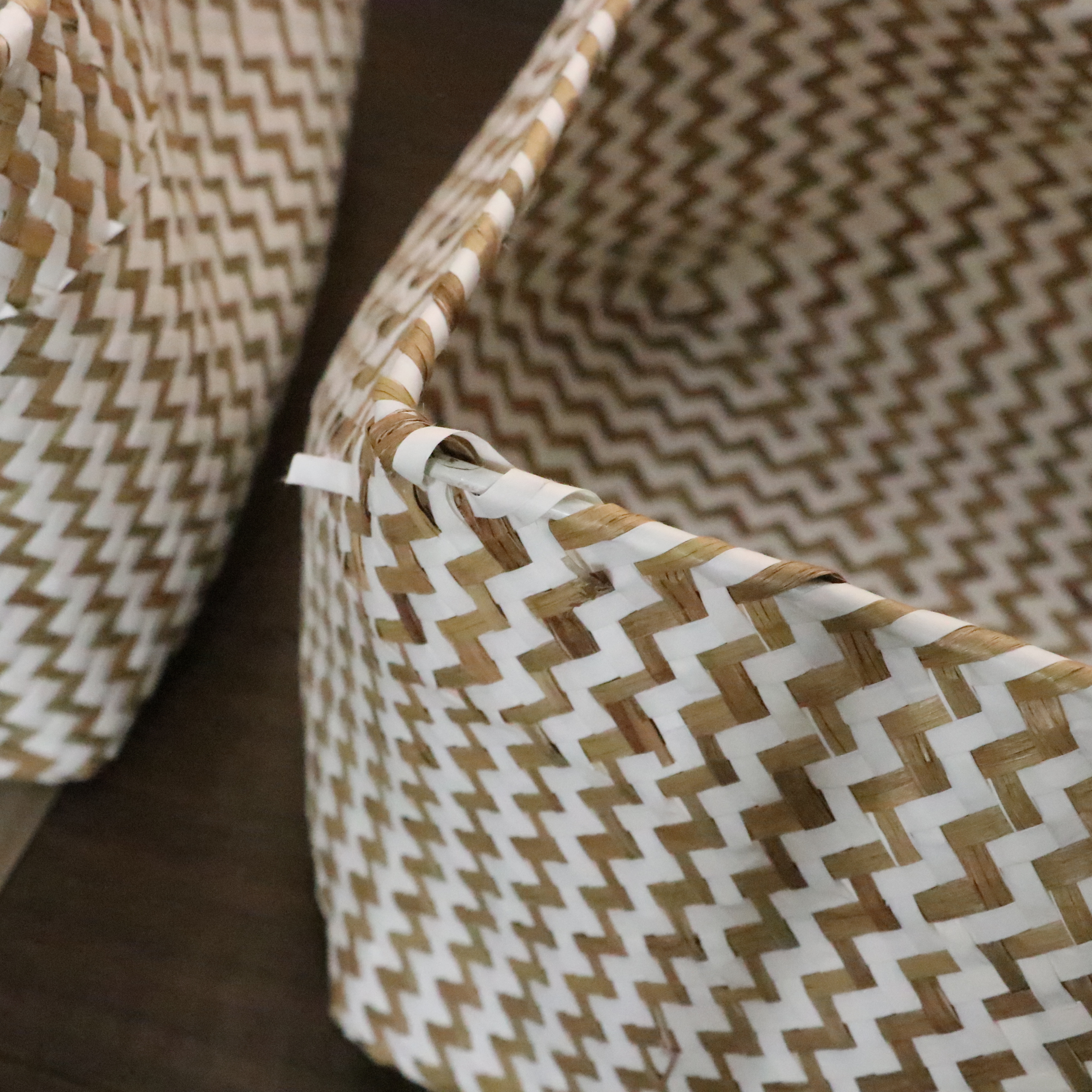 Pecksniff's Bathsoak Fragrance, Woven Grass Baskets, Caro Home and Other Towels