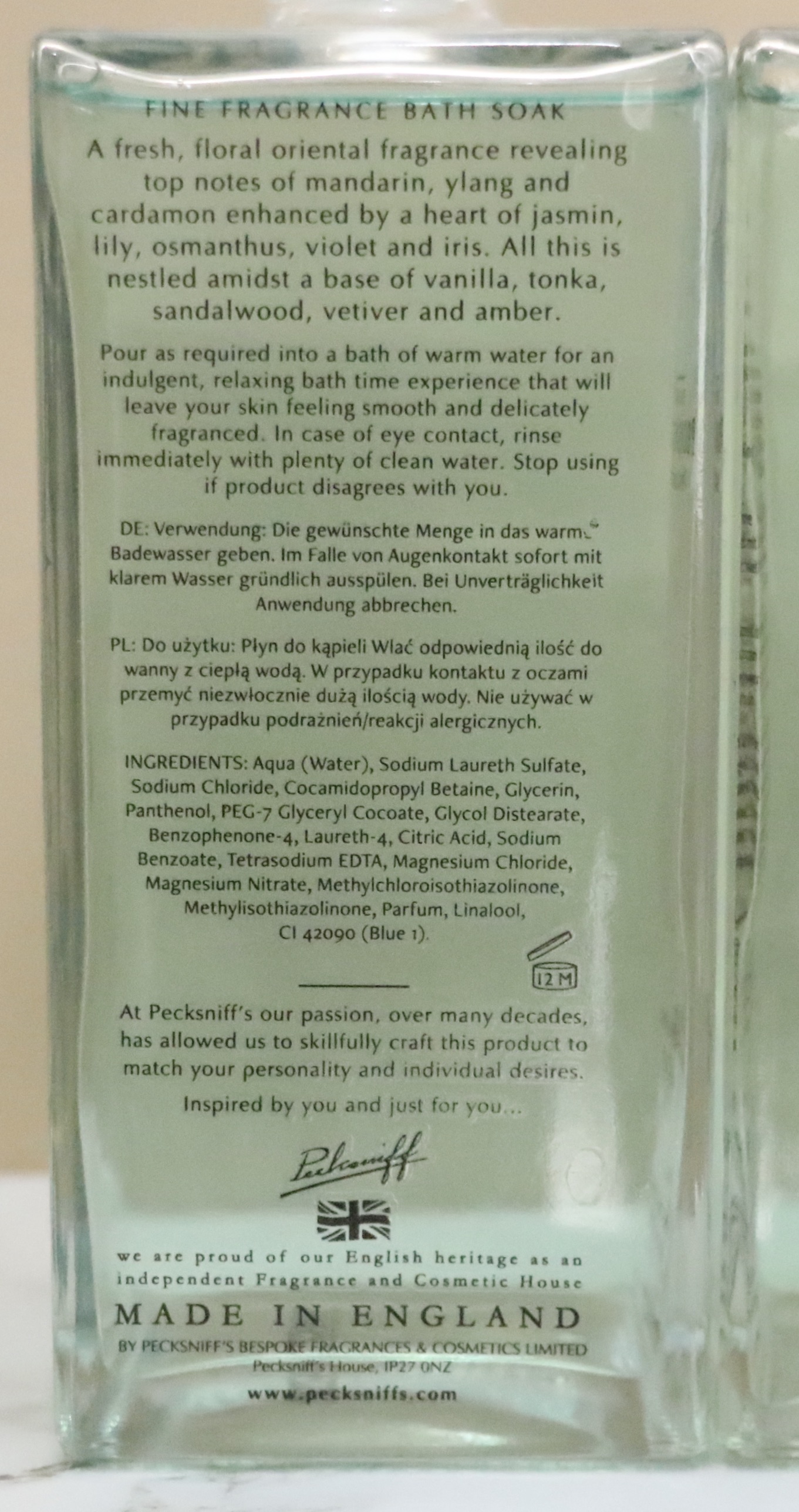 Pecksniff's Bathsoak Fragrance, Woven Grass Baskets, Caro Home and Other Towels