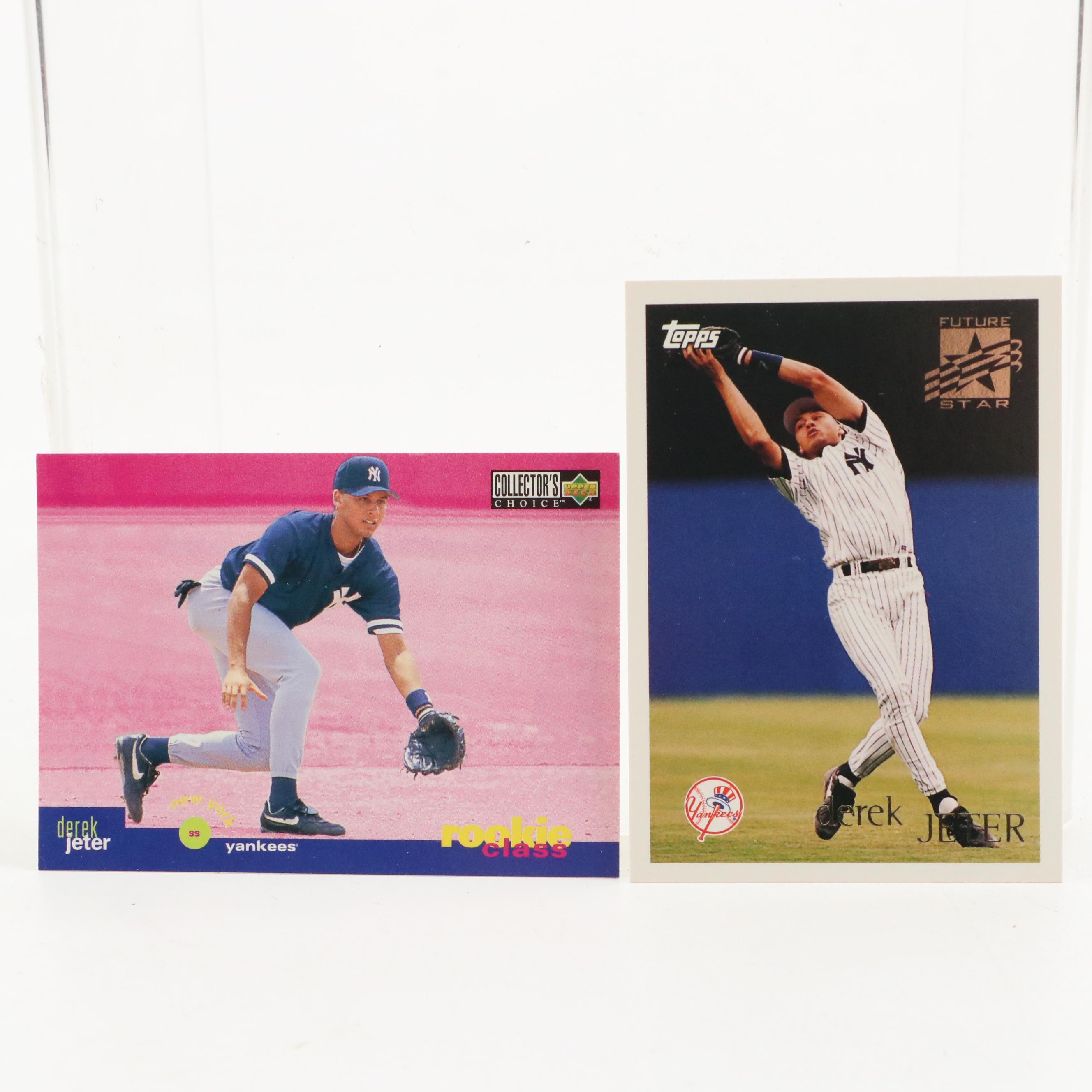 Topps Finest with Other Sports Cards Featuring Derek Jeter Rookie and More