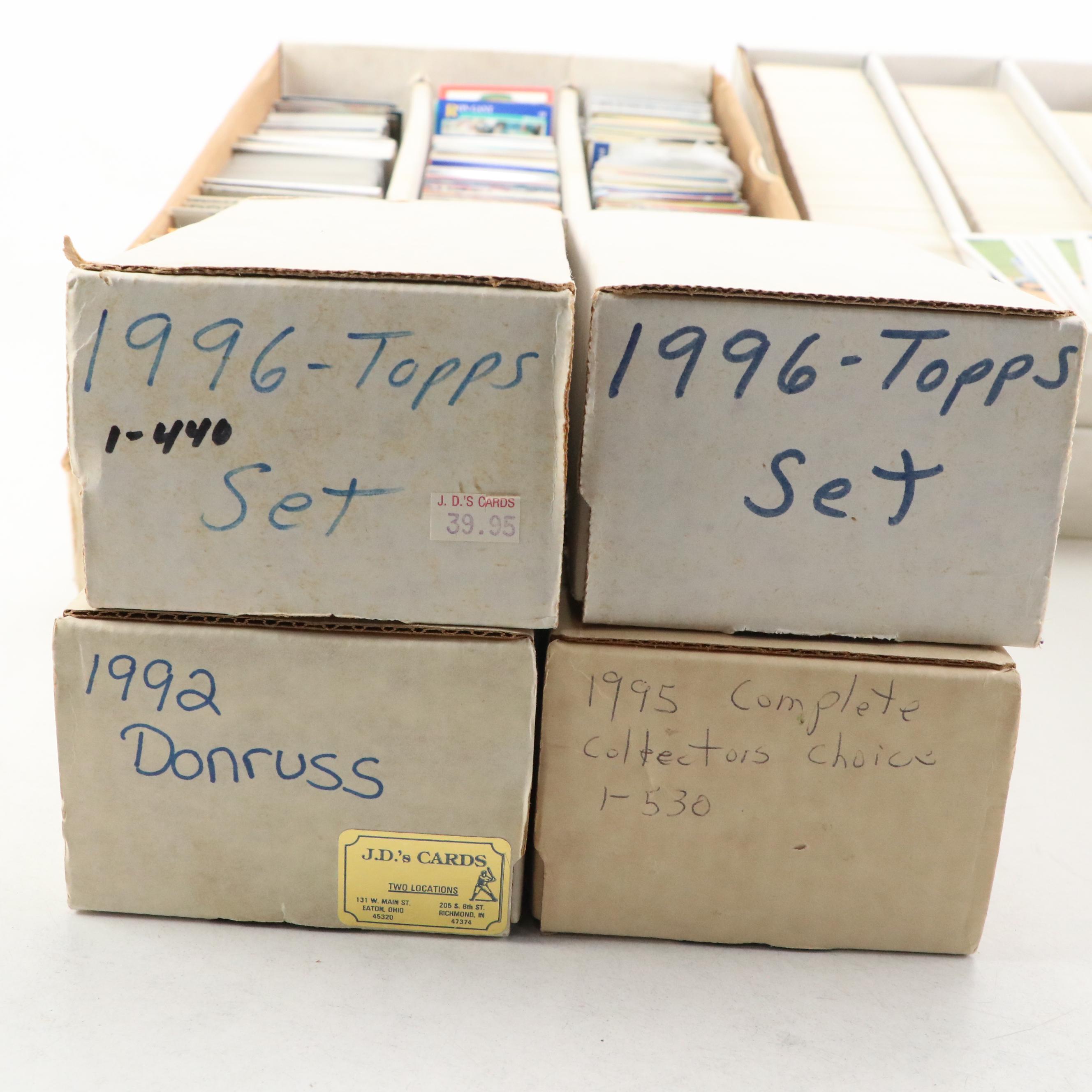 Topps Finest with Other Sports Cards Featuring Derek Jeter Rookie and More