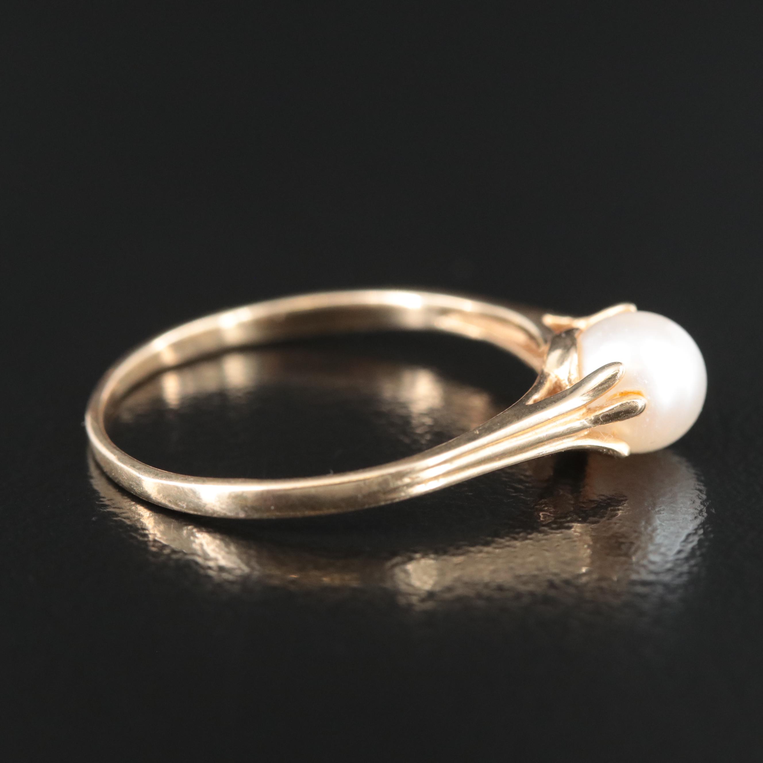 14K Pearl Ring