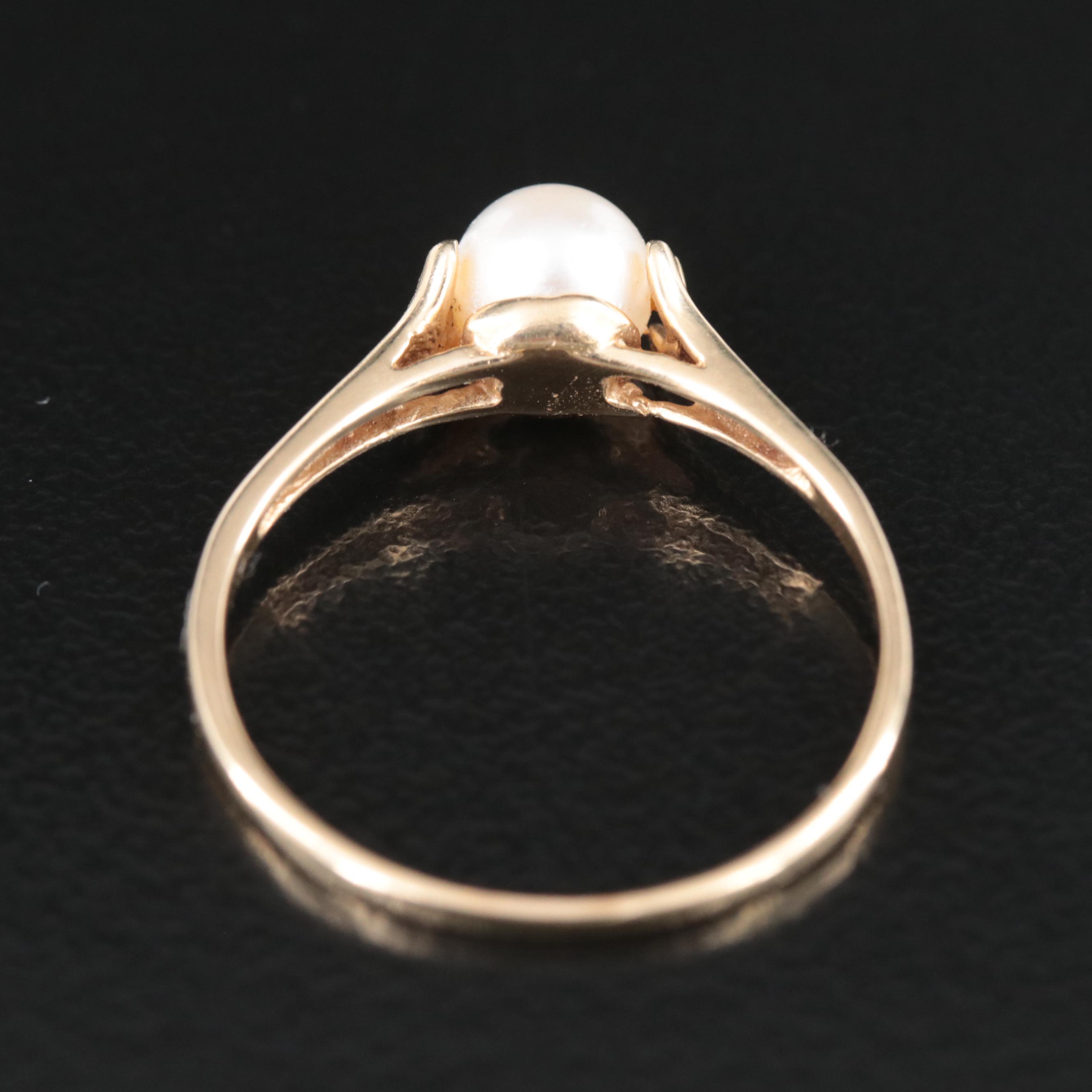 14K Pearl Ring