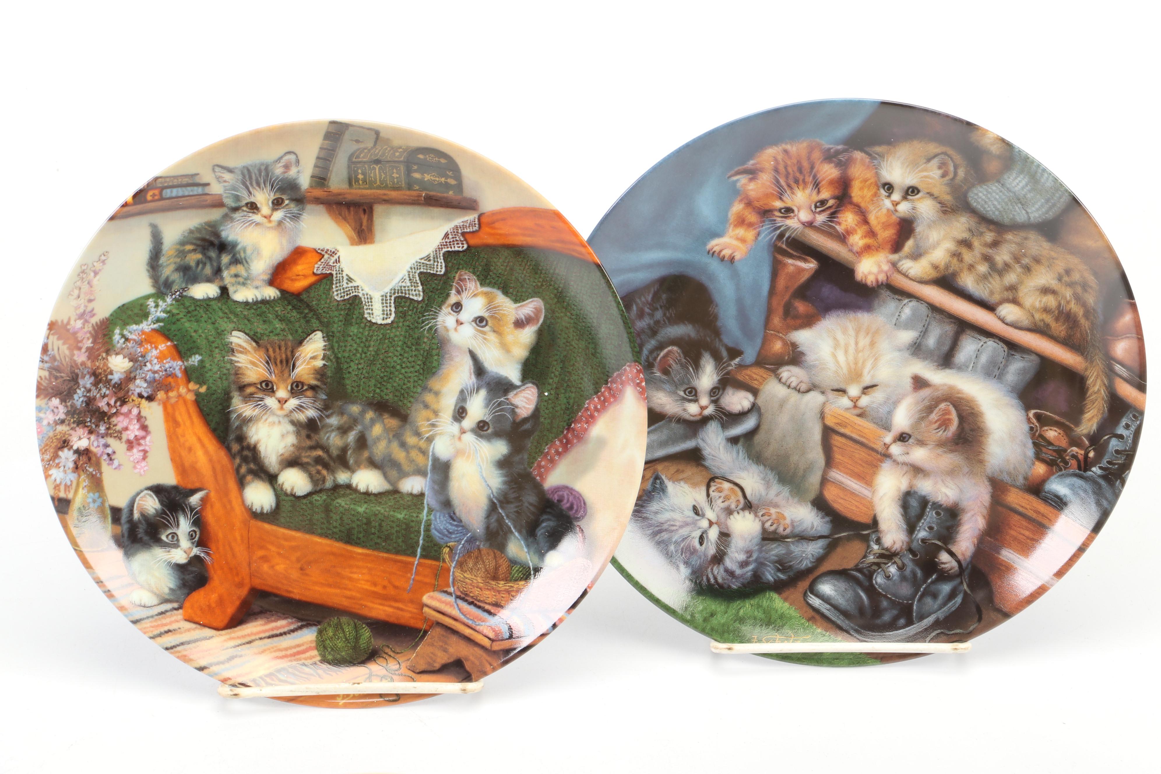 Wood Wall Mounted Dollhouse with Doll Furniture, Ornaments, and Other Décor