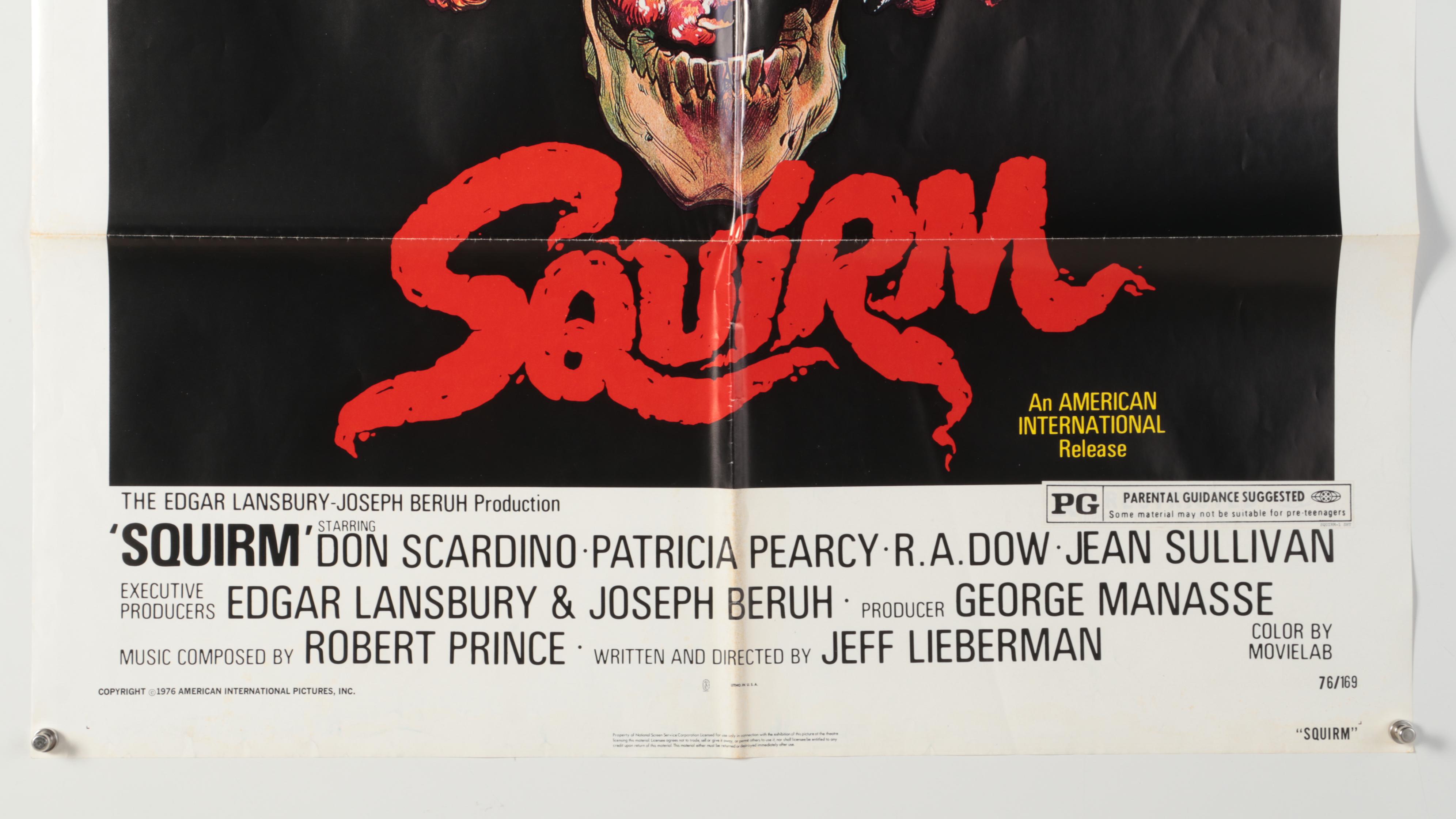 "Squirm" Movie Poster, 1976