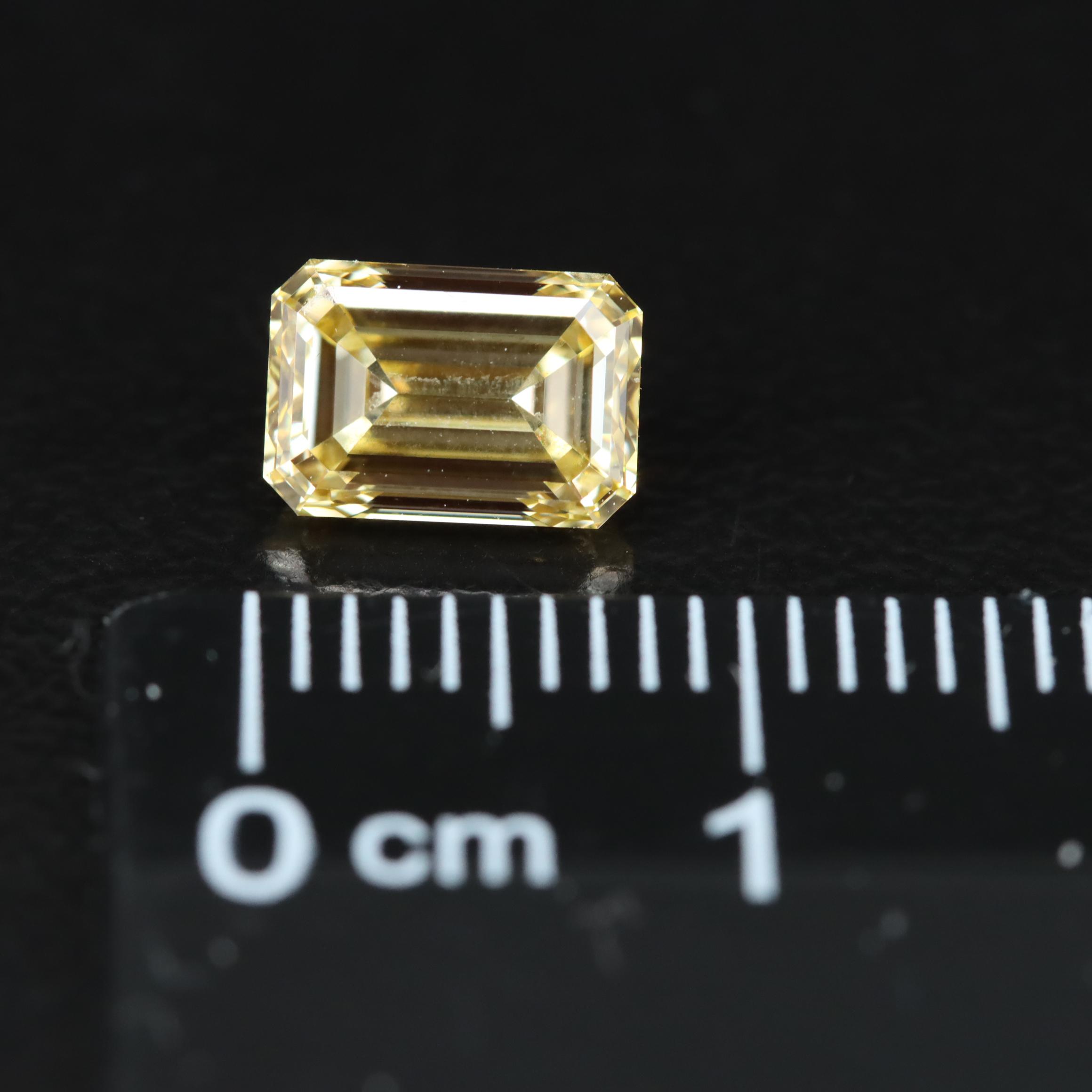 Loose 1.50 CT (Origin Undetermined) Fancy Dark Yellow Diamond