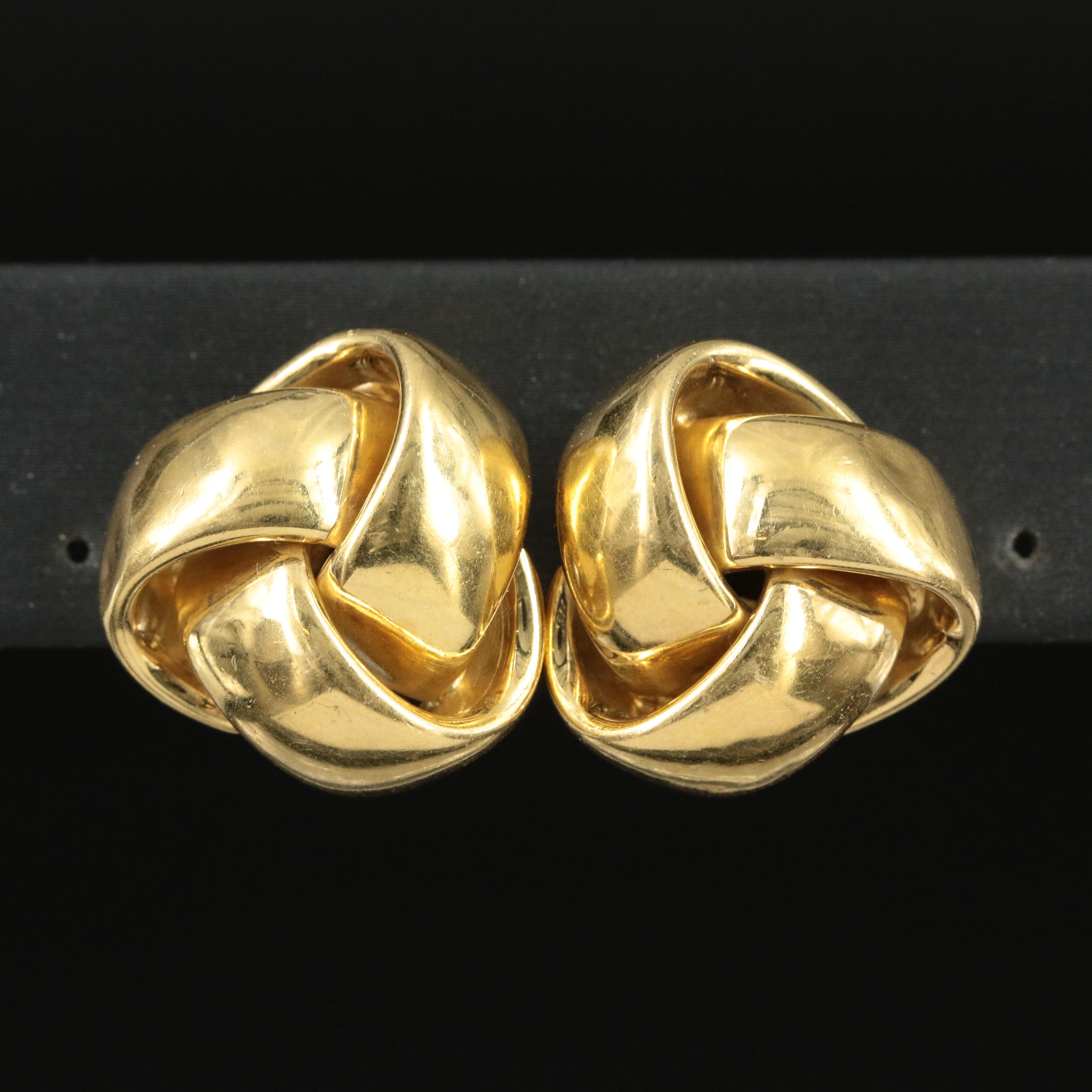 Roberto Coin 18K Love Knot Earrings