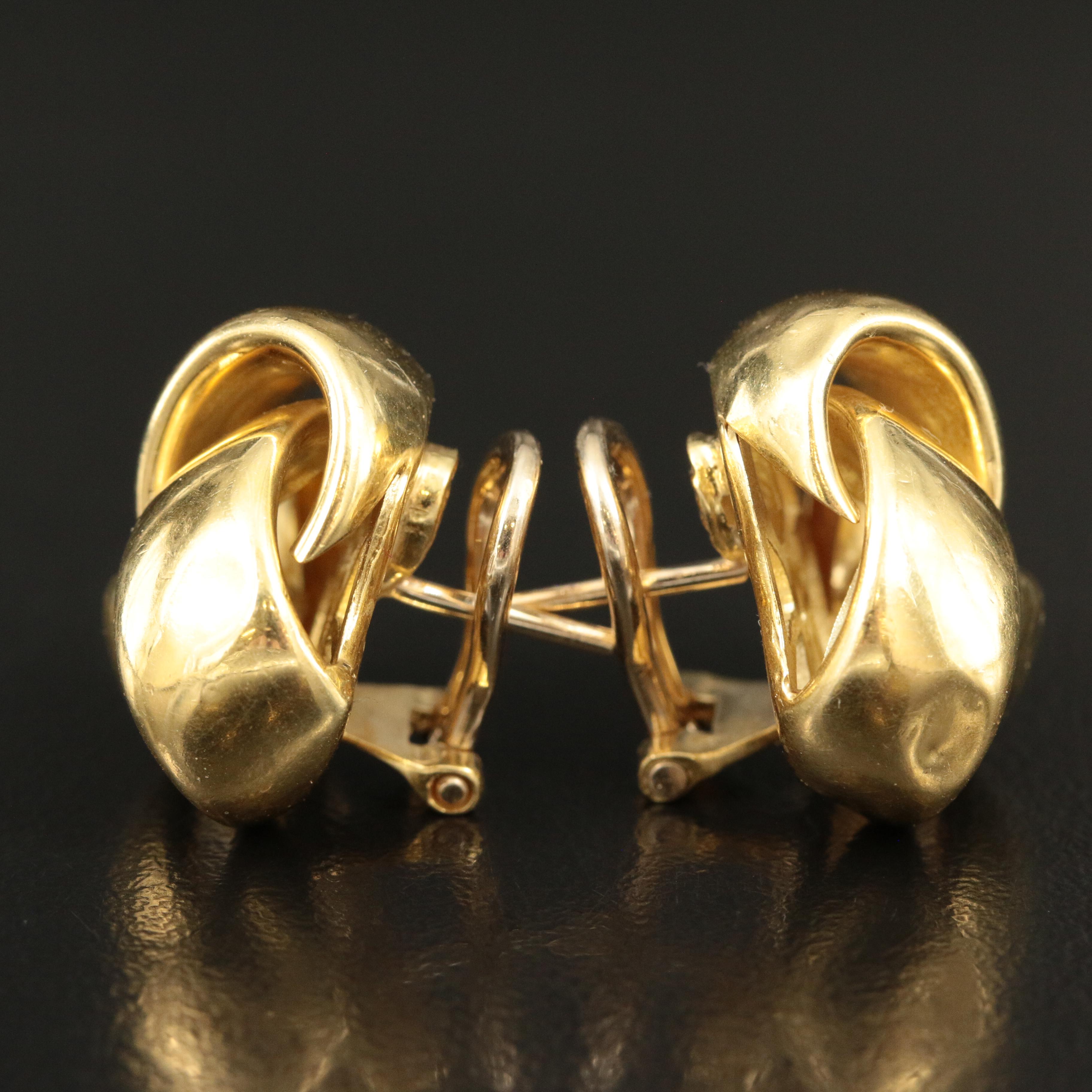 Roberto Coin 18K Love Knot Earrings