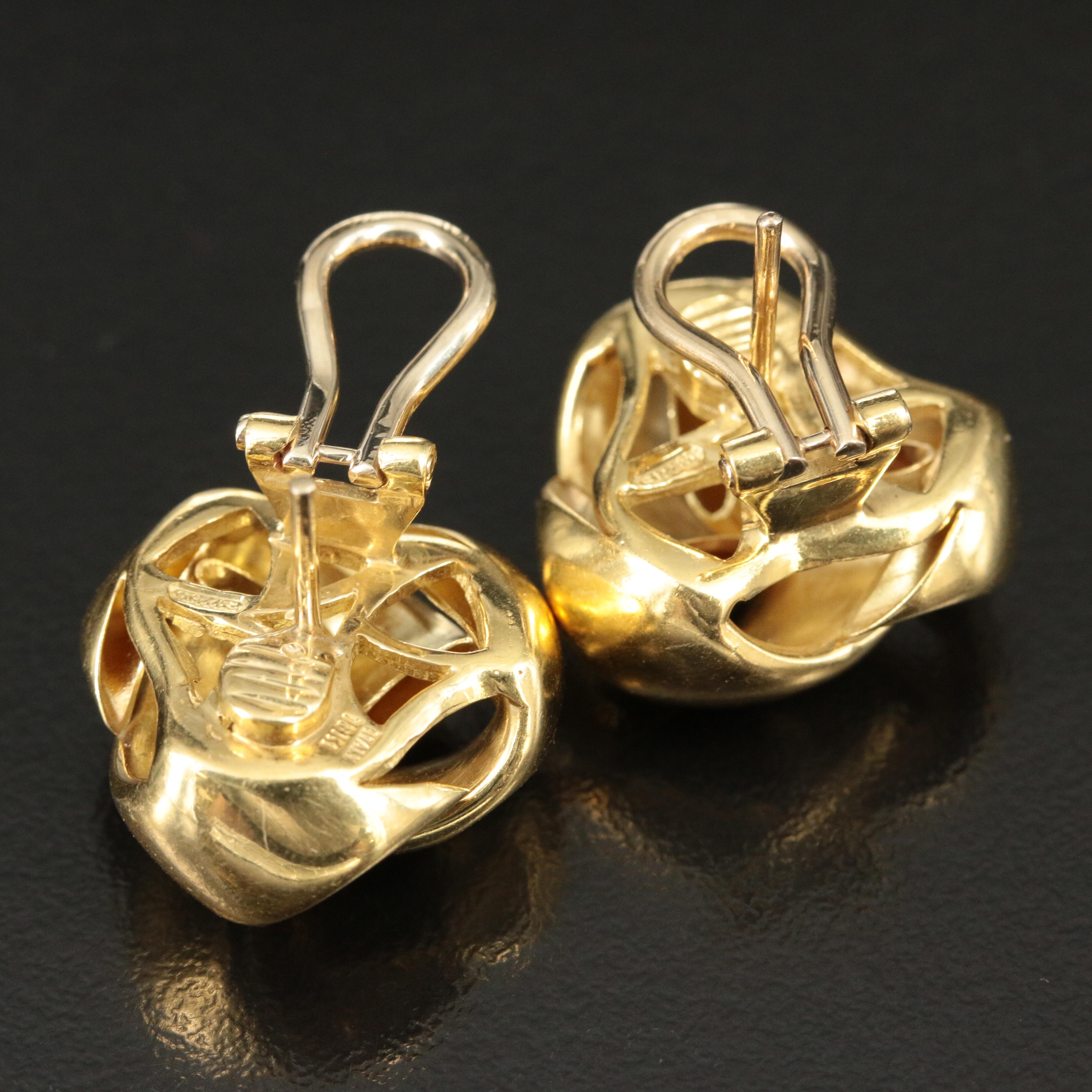 Roberto Coin 18K Love Knot Earrings