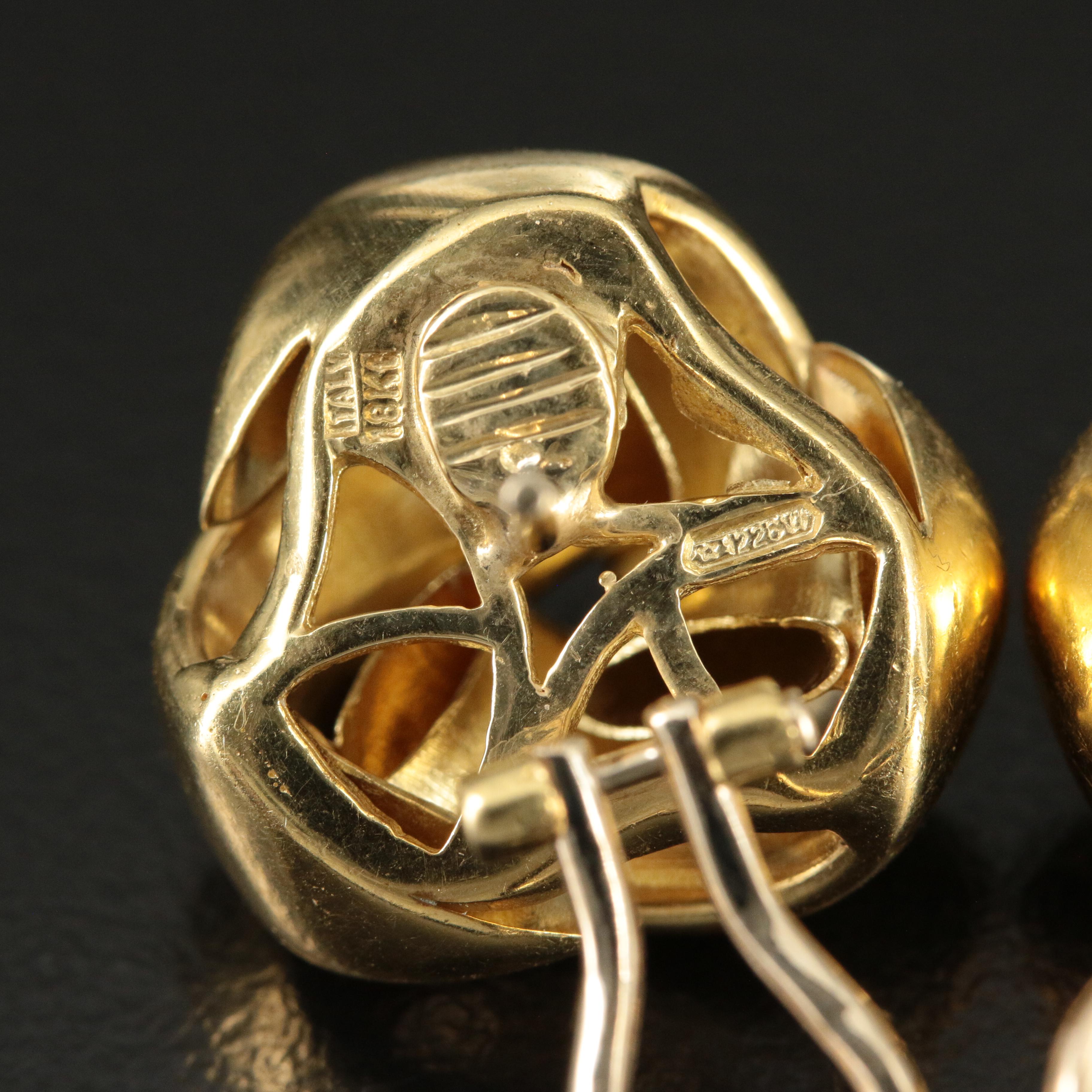 Roberto Coin 18K Love Knot Earrings