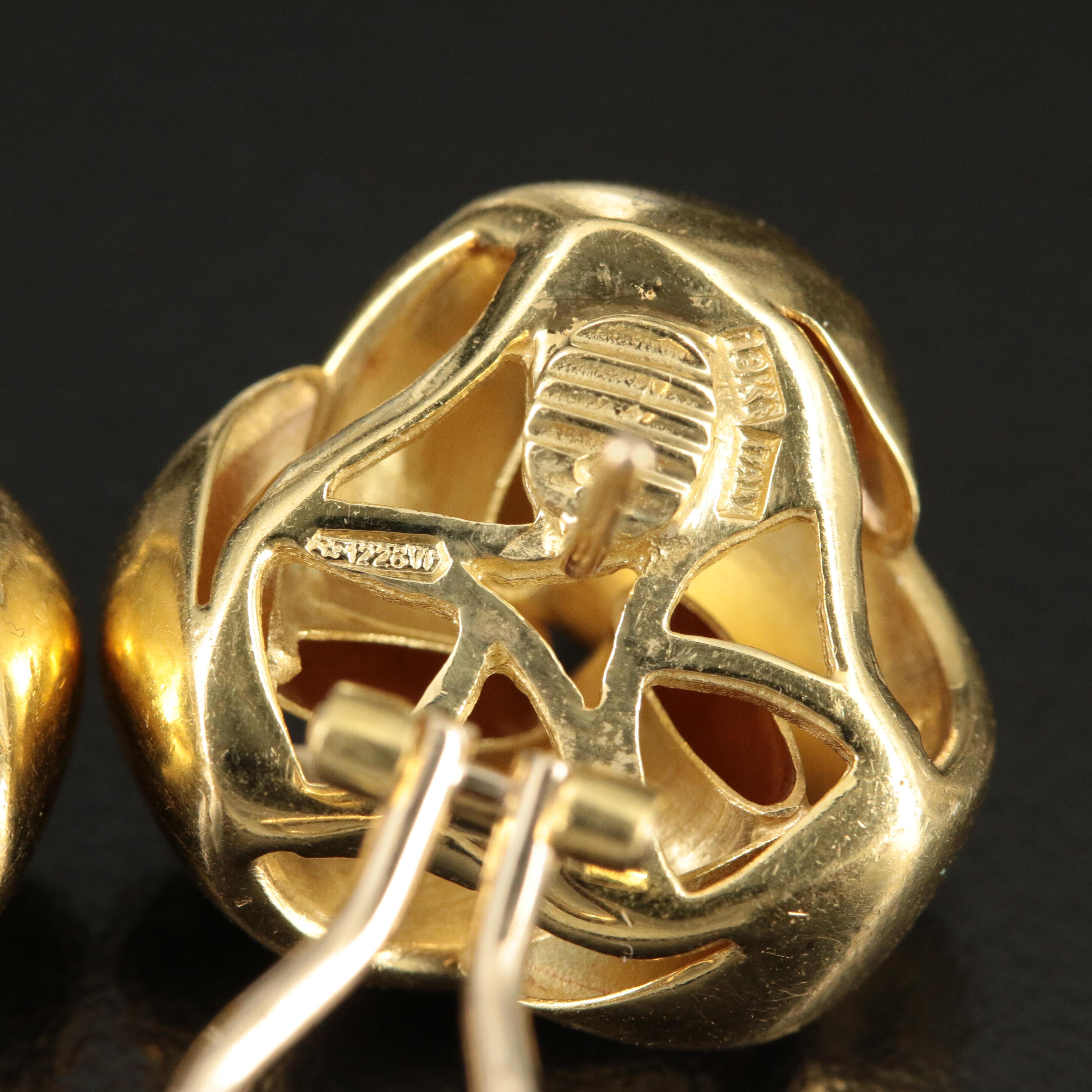 Roberto Coin 18K Love Knot Earrings