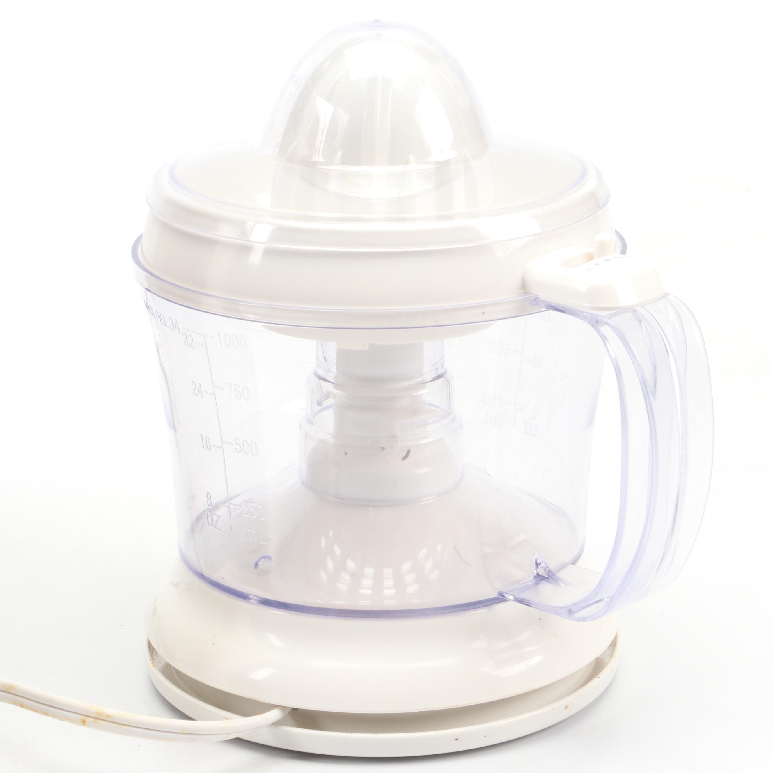 Cuisinart 2Qt Ice Cream Maker and Proctor Silex Juicer