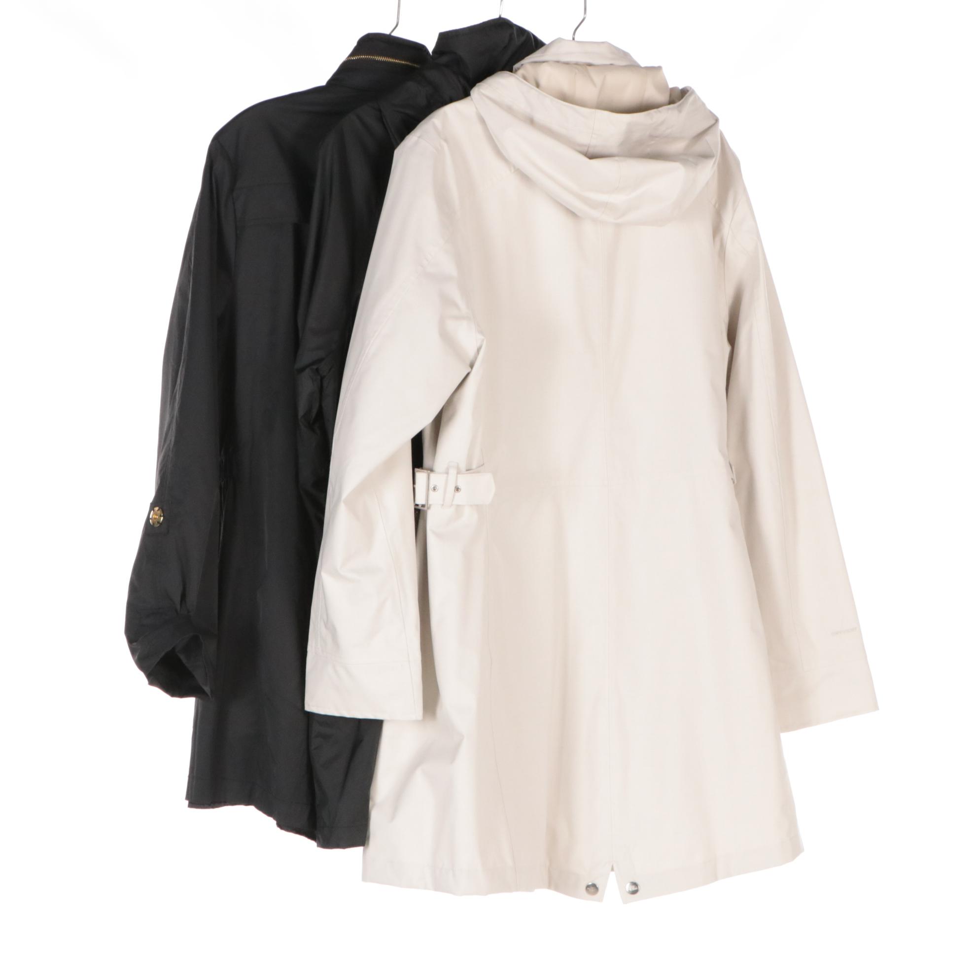 The North Face Raincoat with Anatomie and Ciao Milano Tess Rain Jackets