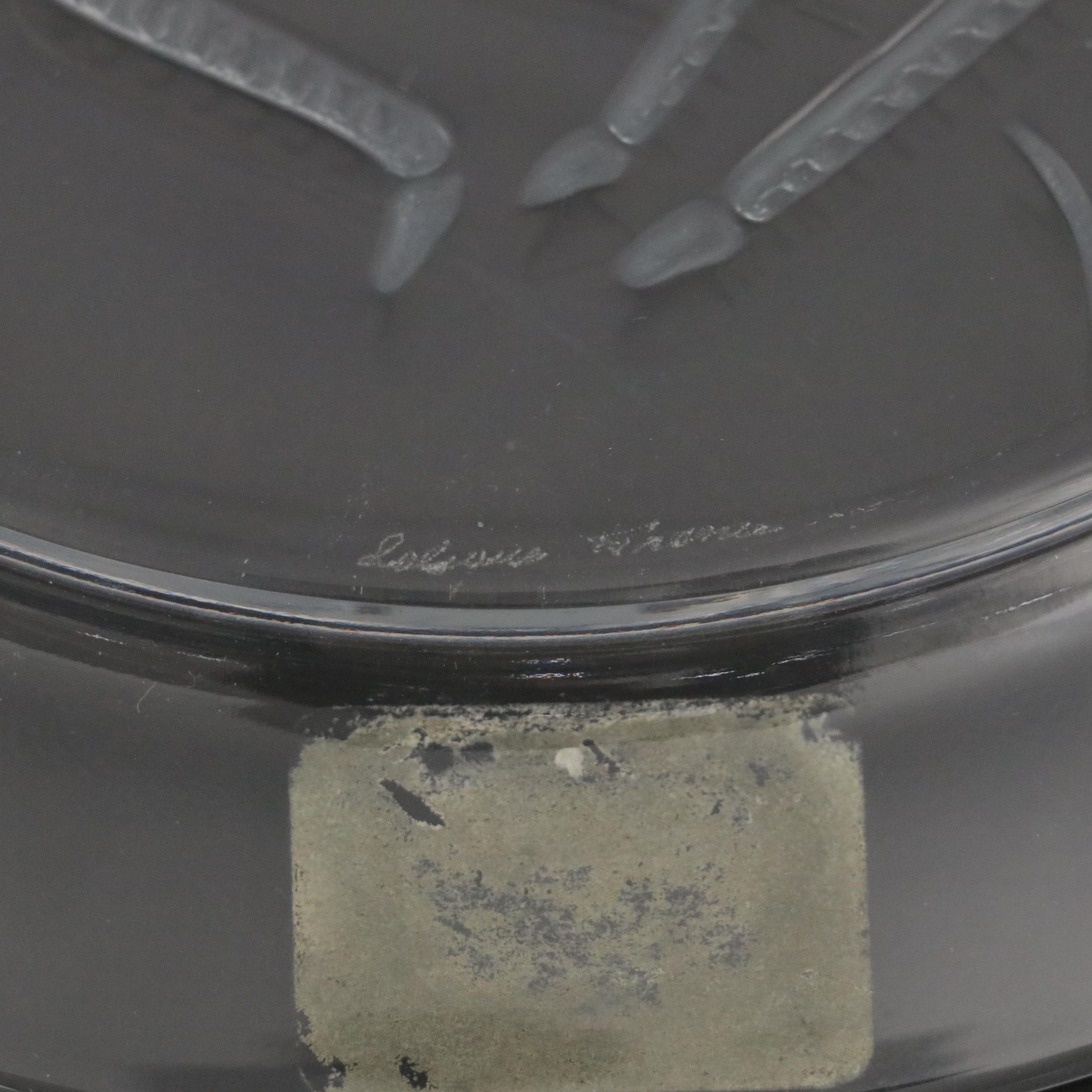 Lalique Crystal Annual Plates Including "Papillon (Butterfly)"