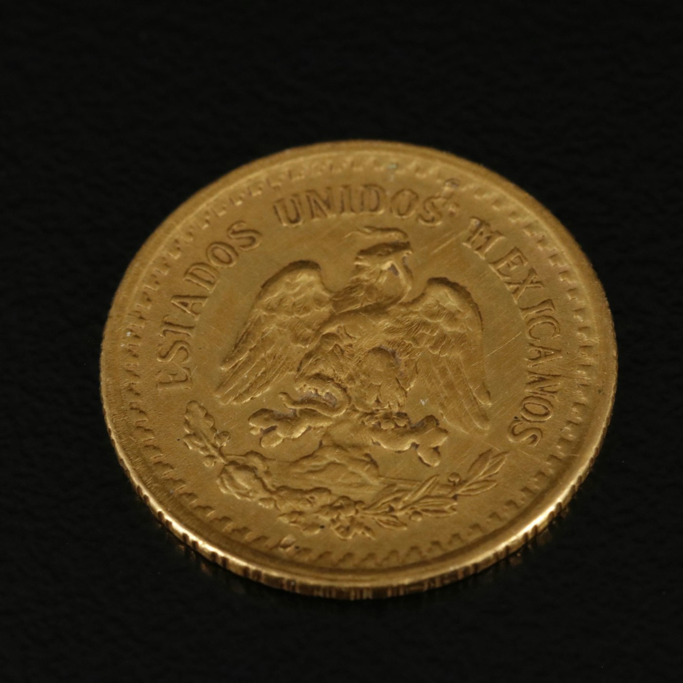 1945 Mexico 2 1 2 Peso Gold Coin EBTH 1945-mexico-2-1-2-peso-gold-coin-ebth