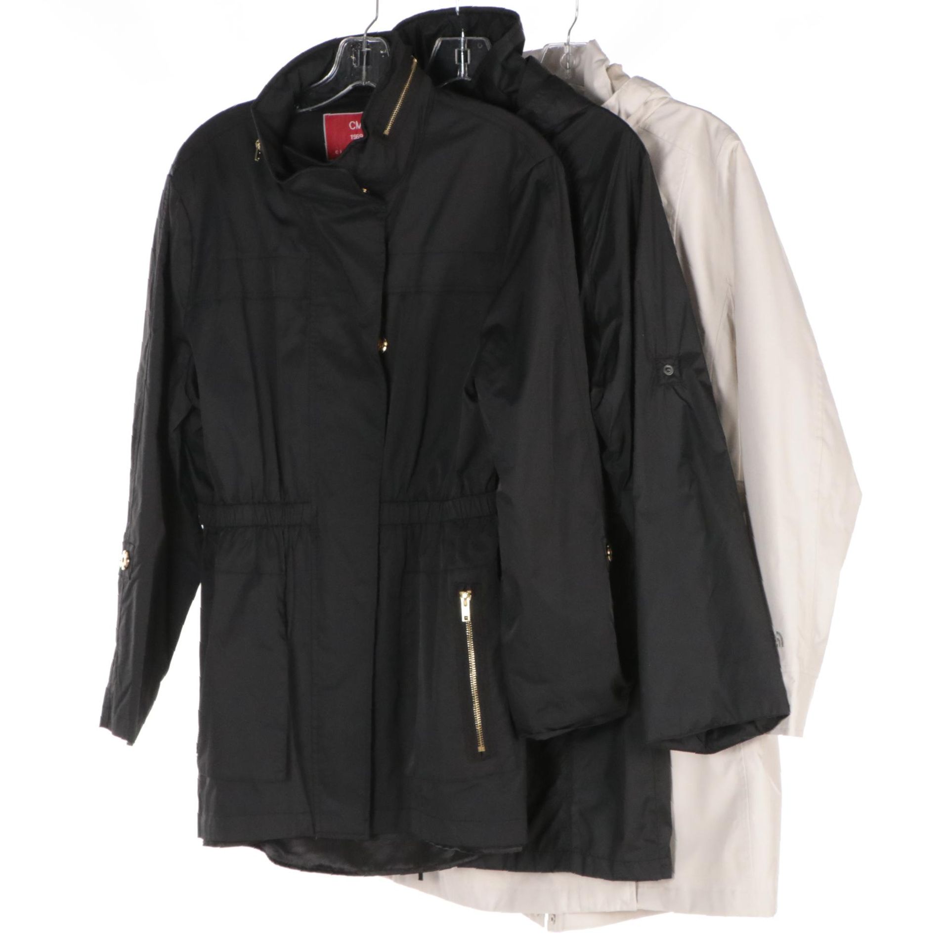 The North Face Raincoat with Anatomie and Ciao Milano Tess Rain Jackets