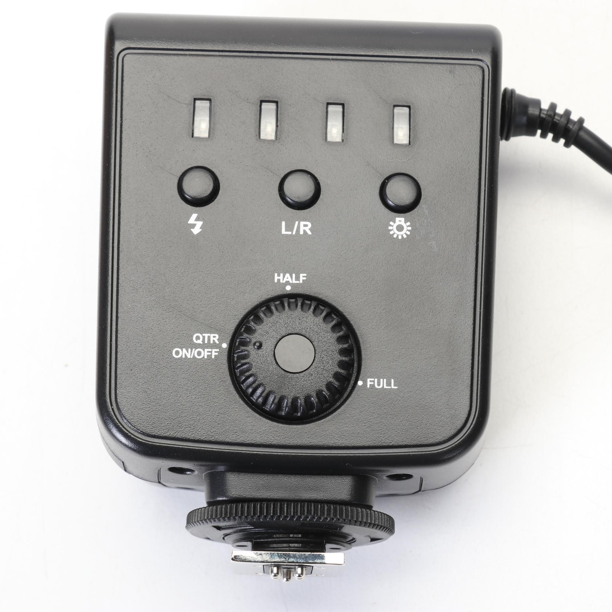 4" LED Ring Light with Flash Capabilities and Step-Up Rings