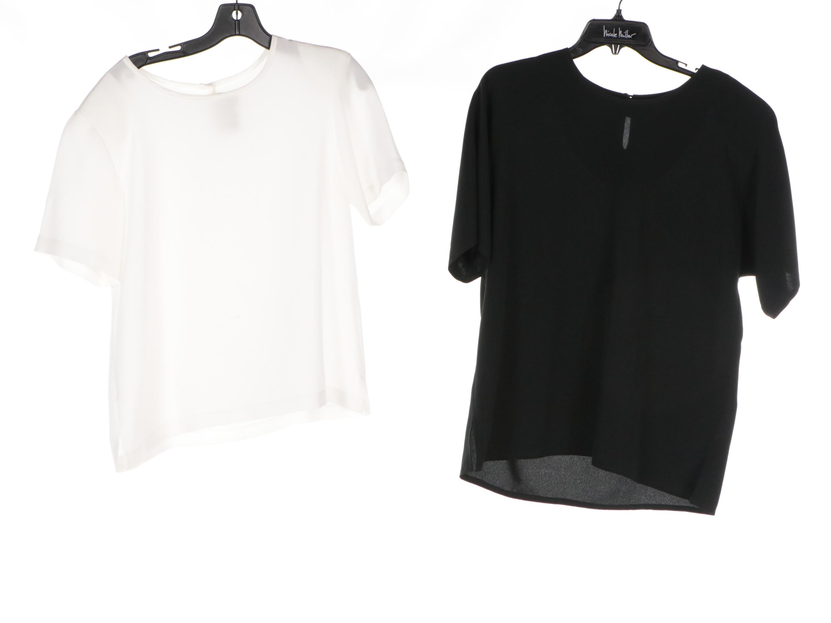 Da Rue Short Sleeve Blouses, Mark Heister Silk Ruffle Blouse, and More Separates