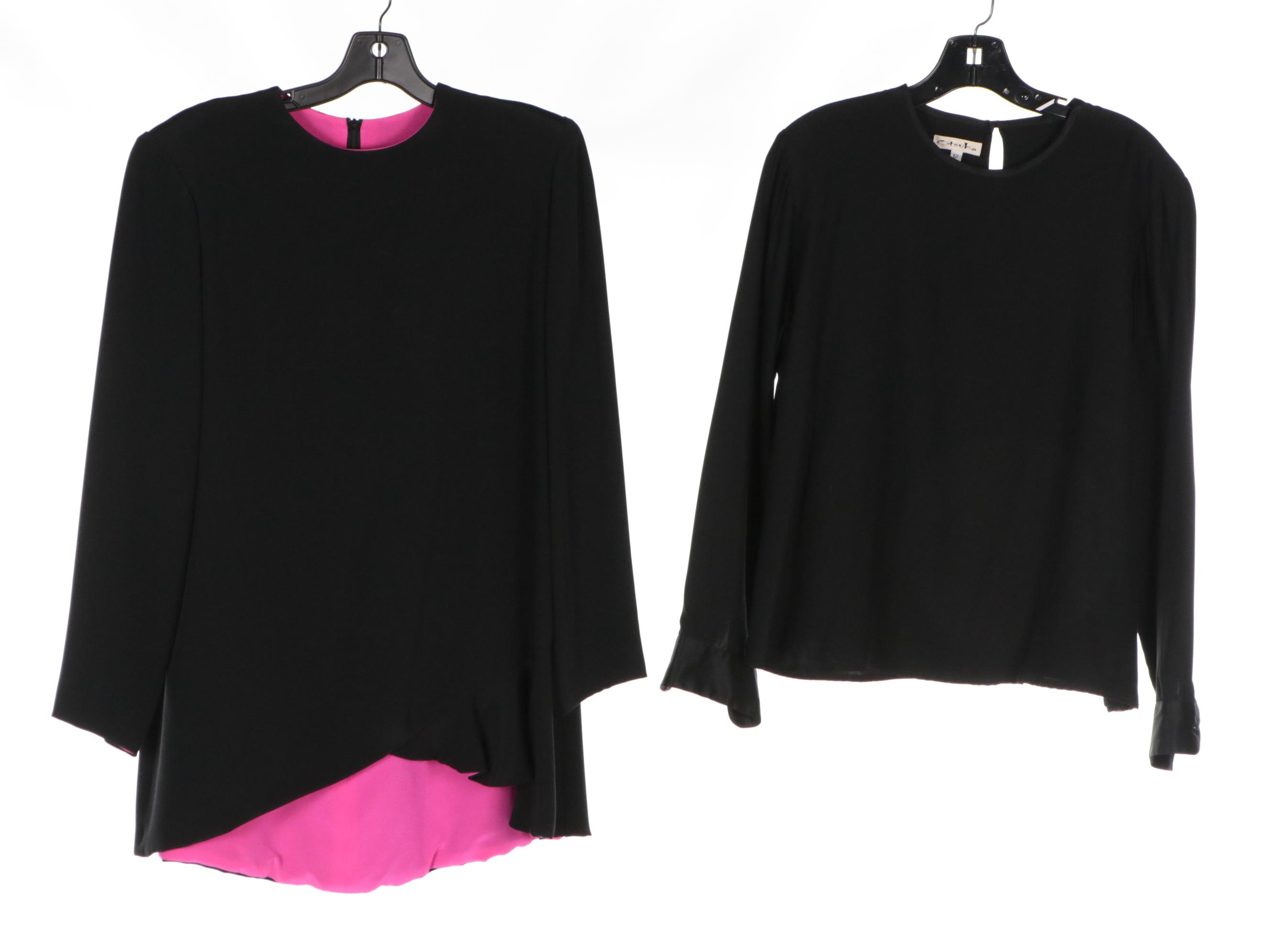 Da Rue Short Sleeve Blouses, Mark Heister Silk Ruffle Blouse, and More Separates