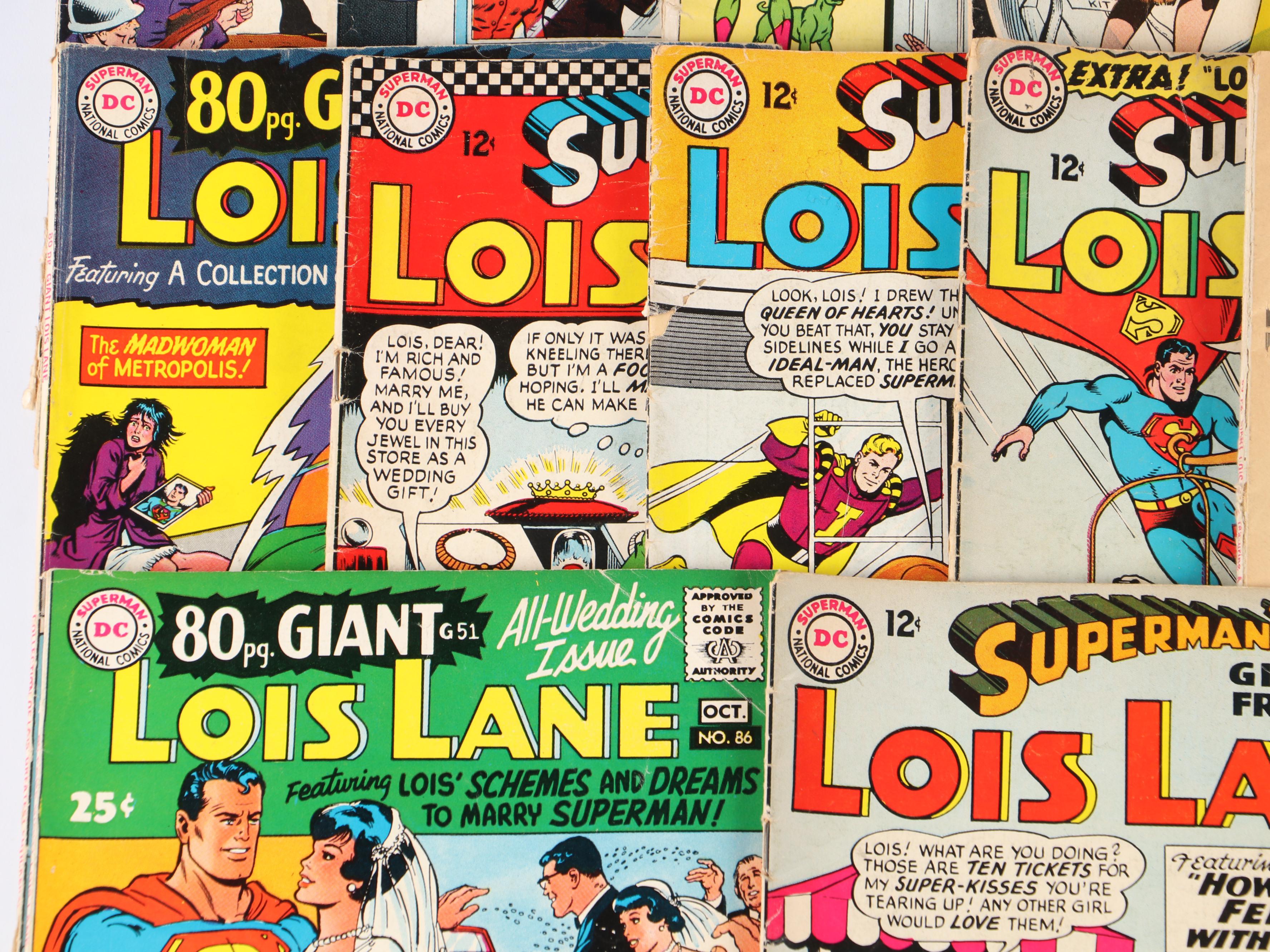 Silver to Modern Age DC Comic Books Featuring "Superboy," "Lois Lane," and More