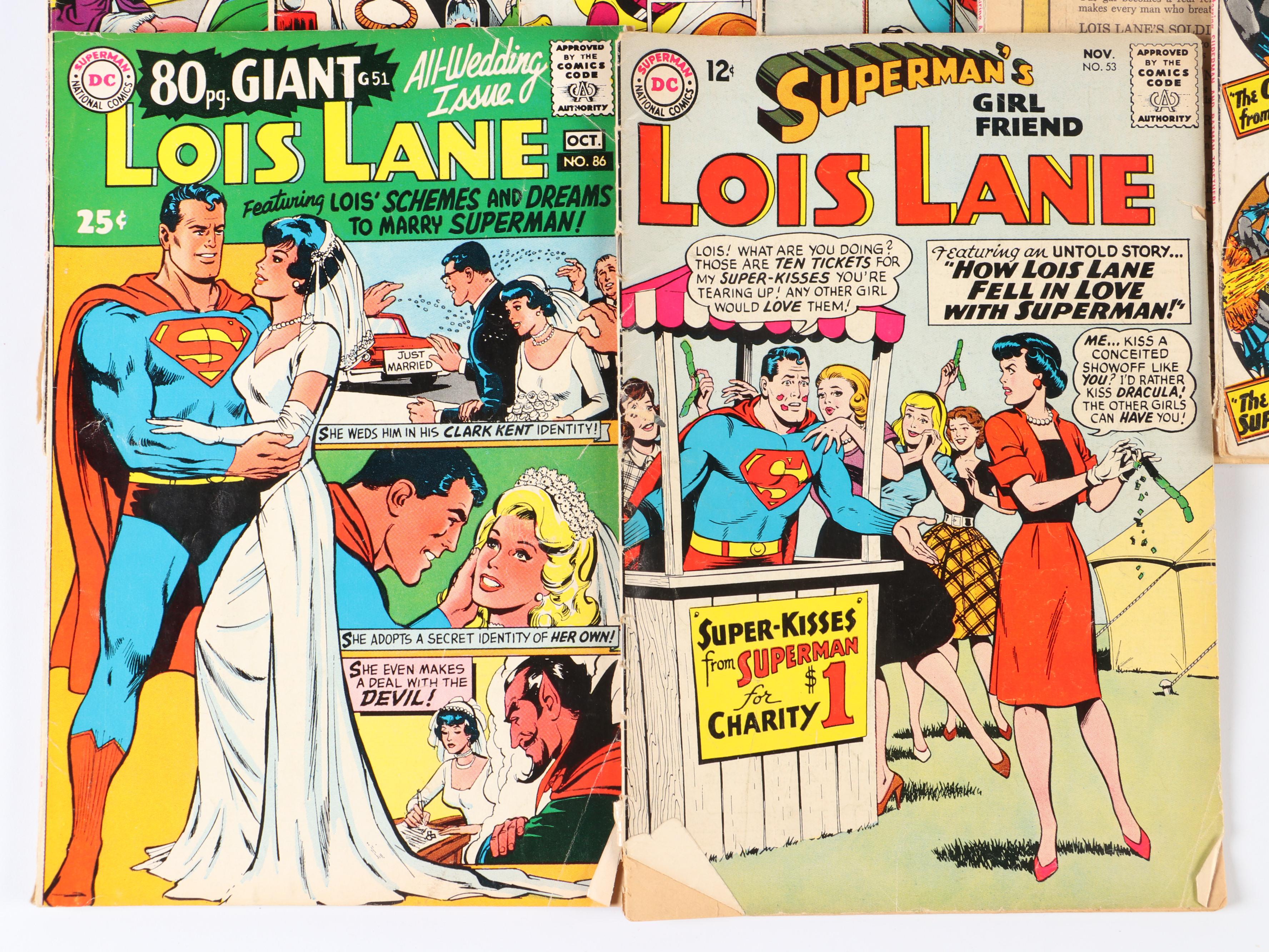 Silver to Modern Age DC Comic Books Featuring "Superboy," "Lois Lane," and More