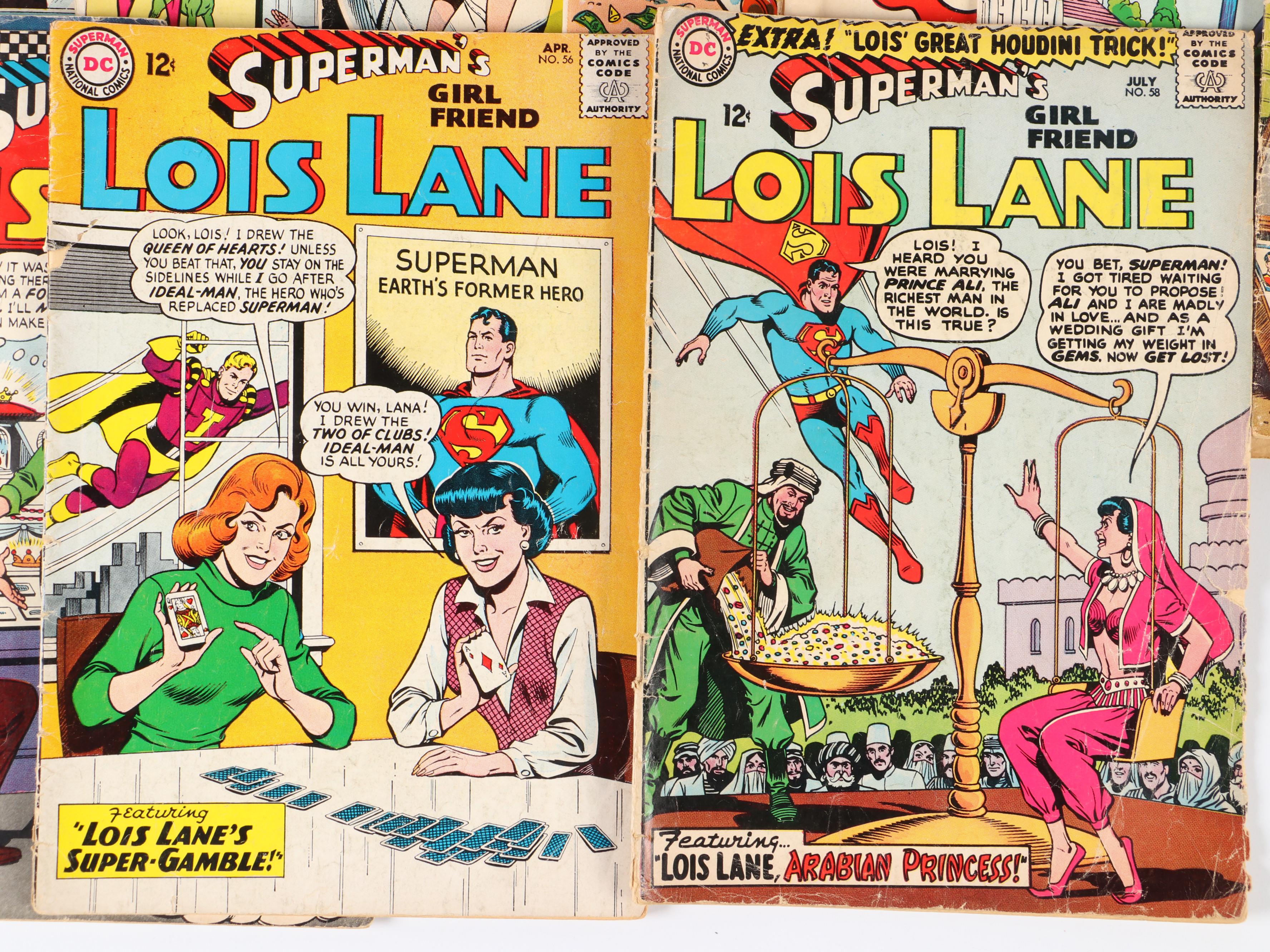 Silver to Modern Age DC Comic Books Featuring "Superboy," "Lois Lane," and More
