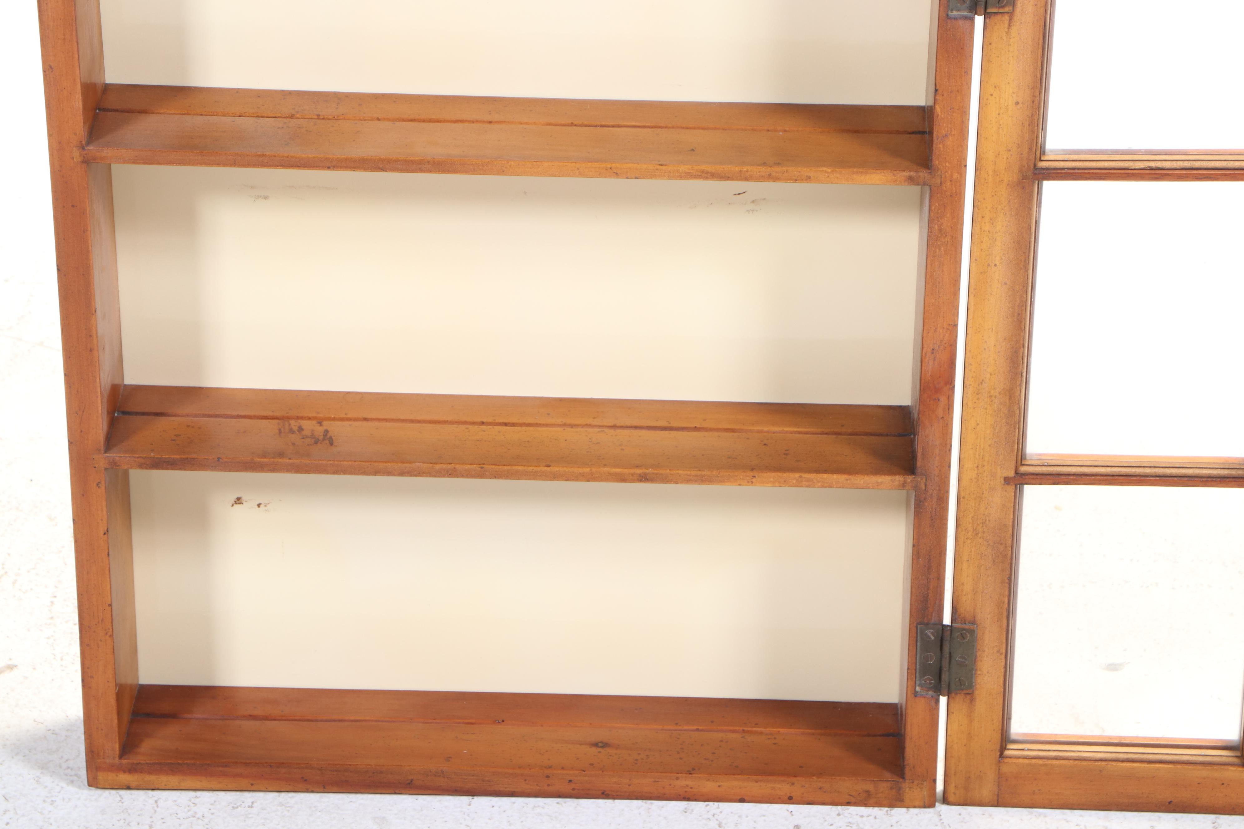 Alfred Assid Federal Style Pine Hanging Cupboard, Late 20th Century