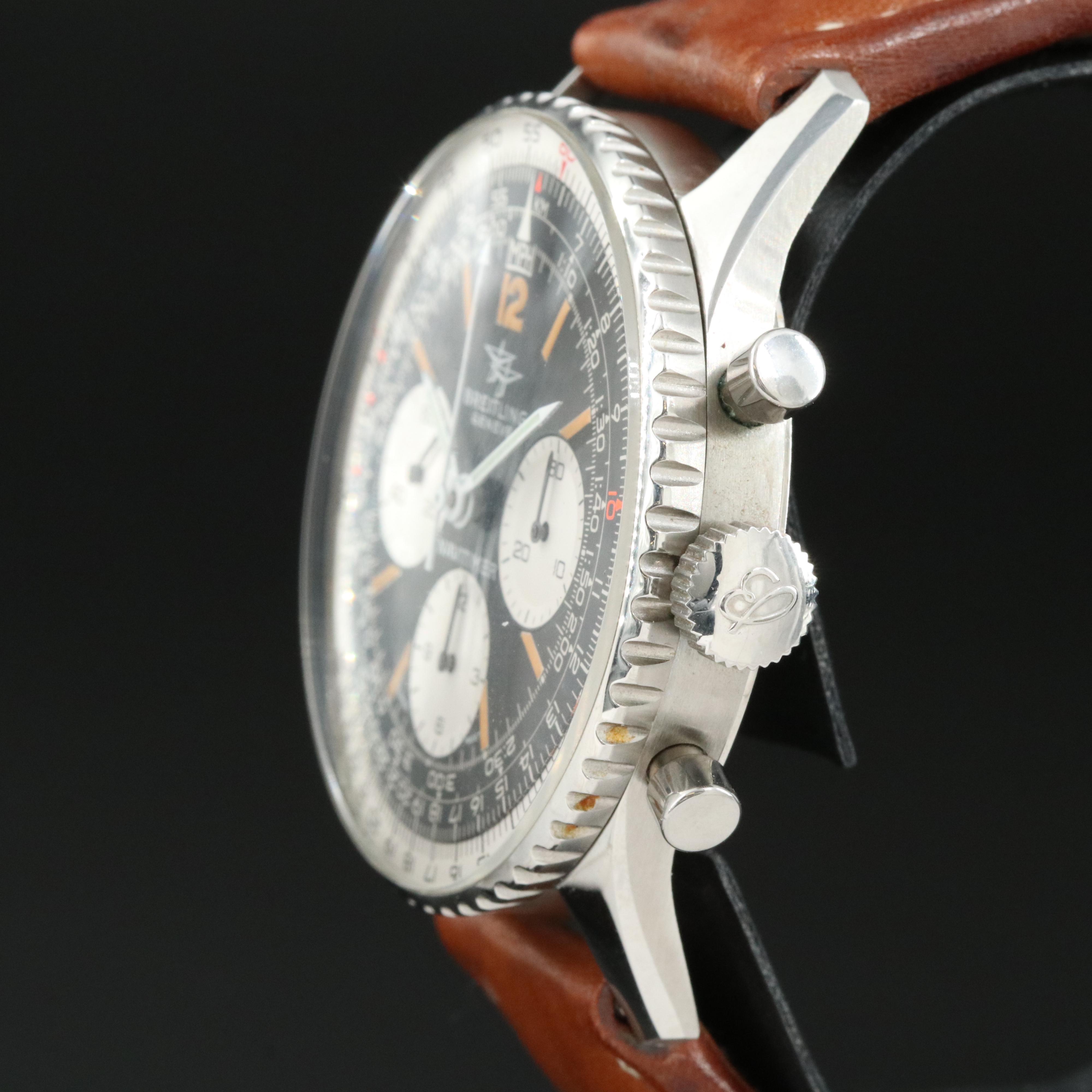 Vintage Breitling Navitimer Manual Wind Watch